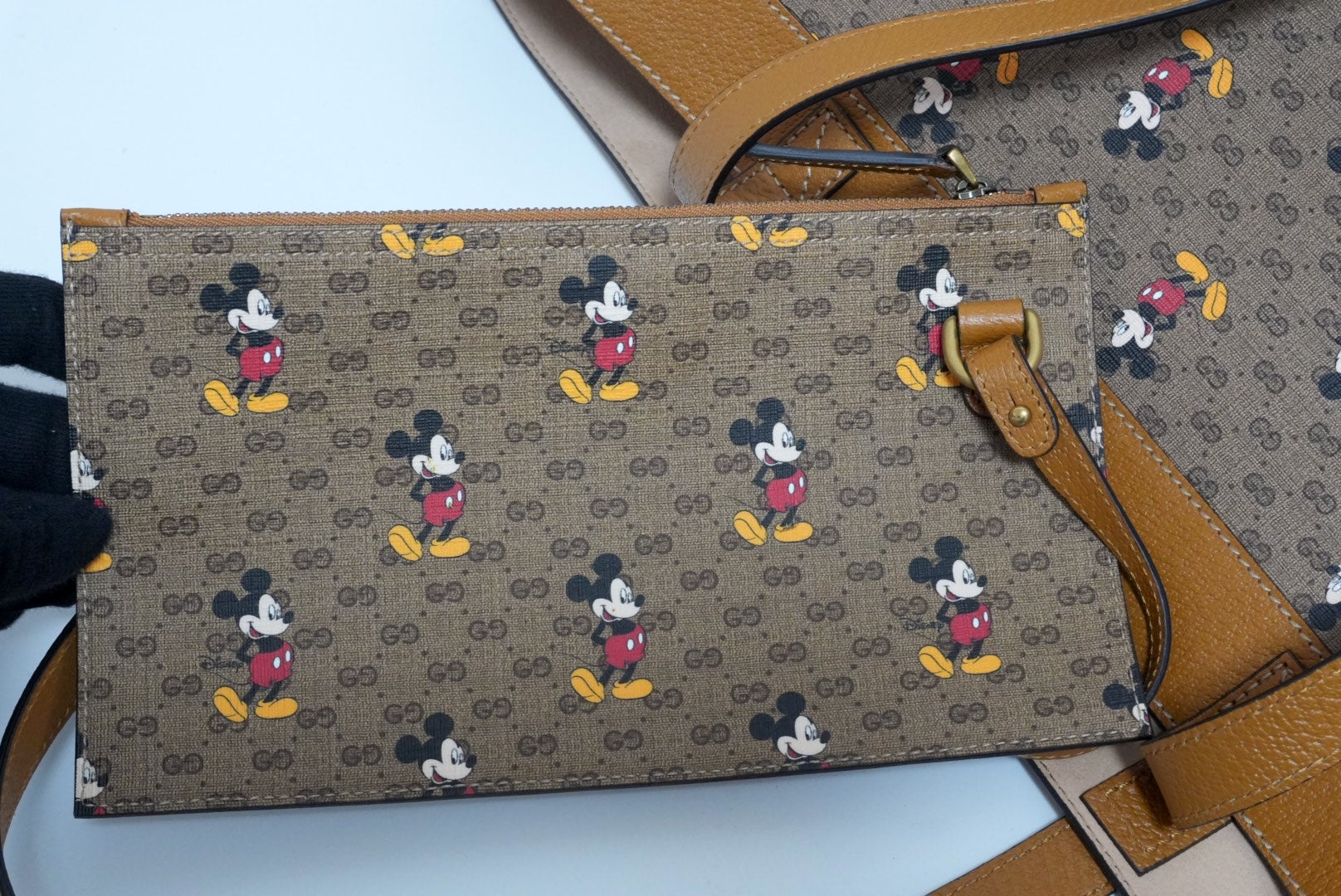 Gucci Disney Mickey Tote Bag Used