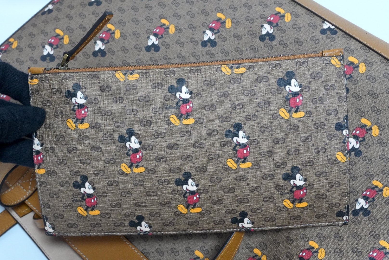 Gucci Disney Mickey Tote Bag Used