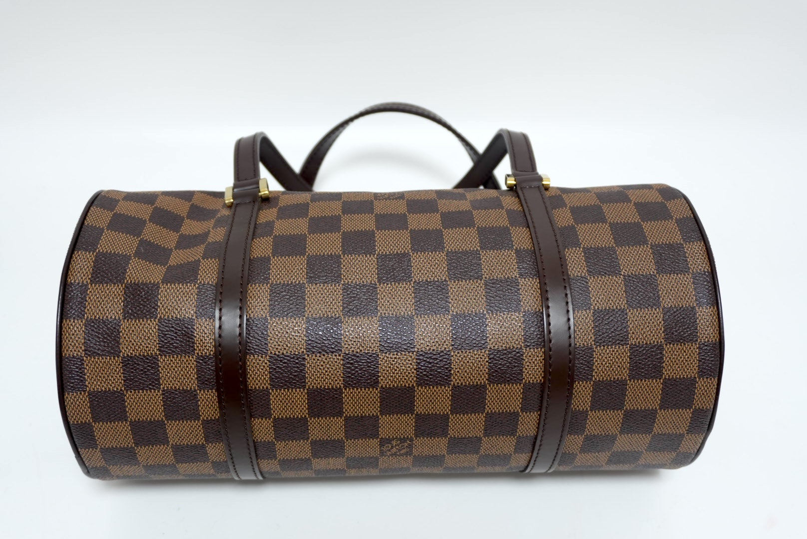 Louis Vuitton Papillon 30 Damier Ebene Handbag Used (8948)