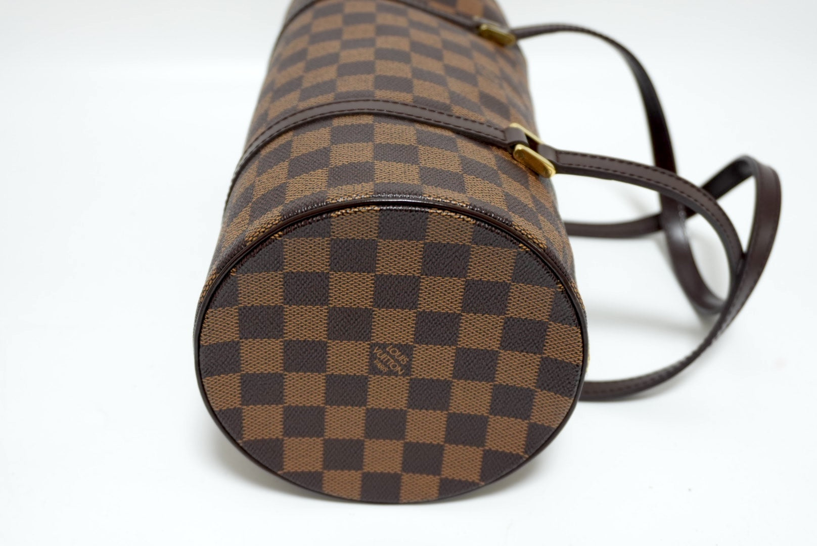 Louis Vuitton Papillon 30 Damier Ebene Handbag Used (8948)