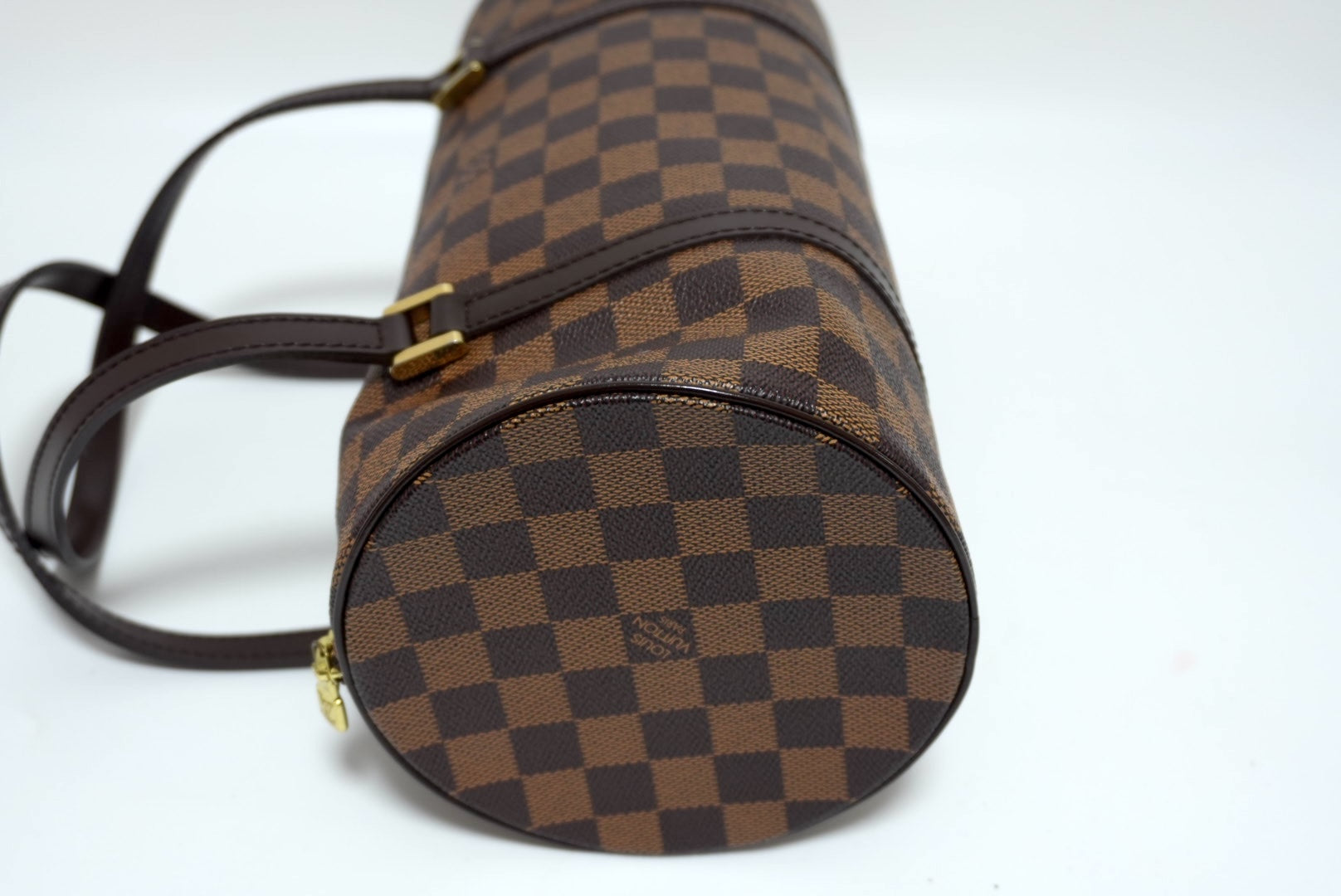 Louis Vuitton Papillon 30 Damier Ebene Handbag Used (8948)