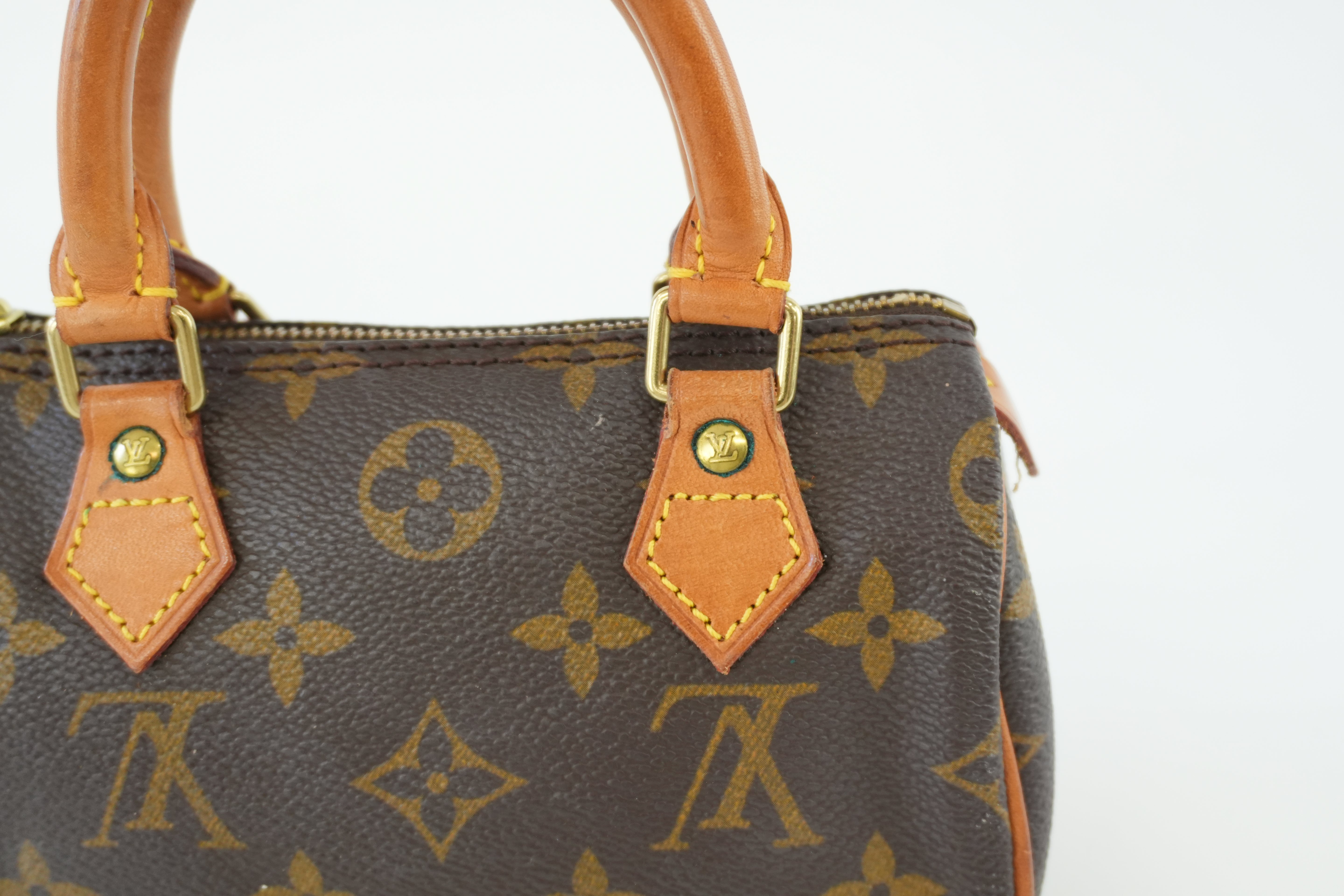 Louis Vuitton Monogram Mini Speedy Handbag Used