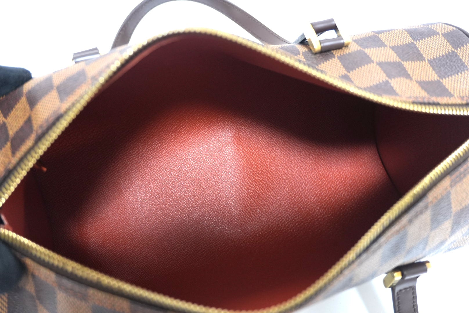 Louis Vuitton Papillon 30 Damier Ebene Handbag Used (8948)