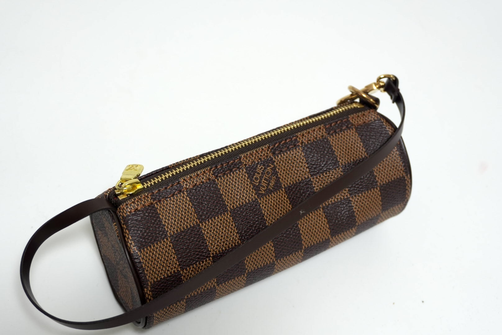 Louis Vuitton Papillon 30 Damier Ebene Handbag Used (8948)