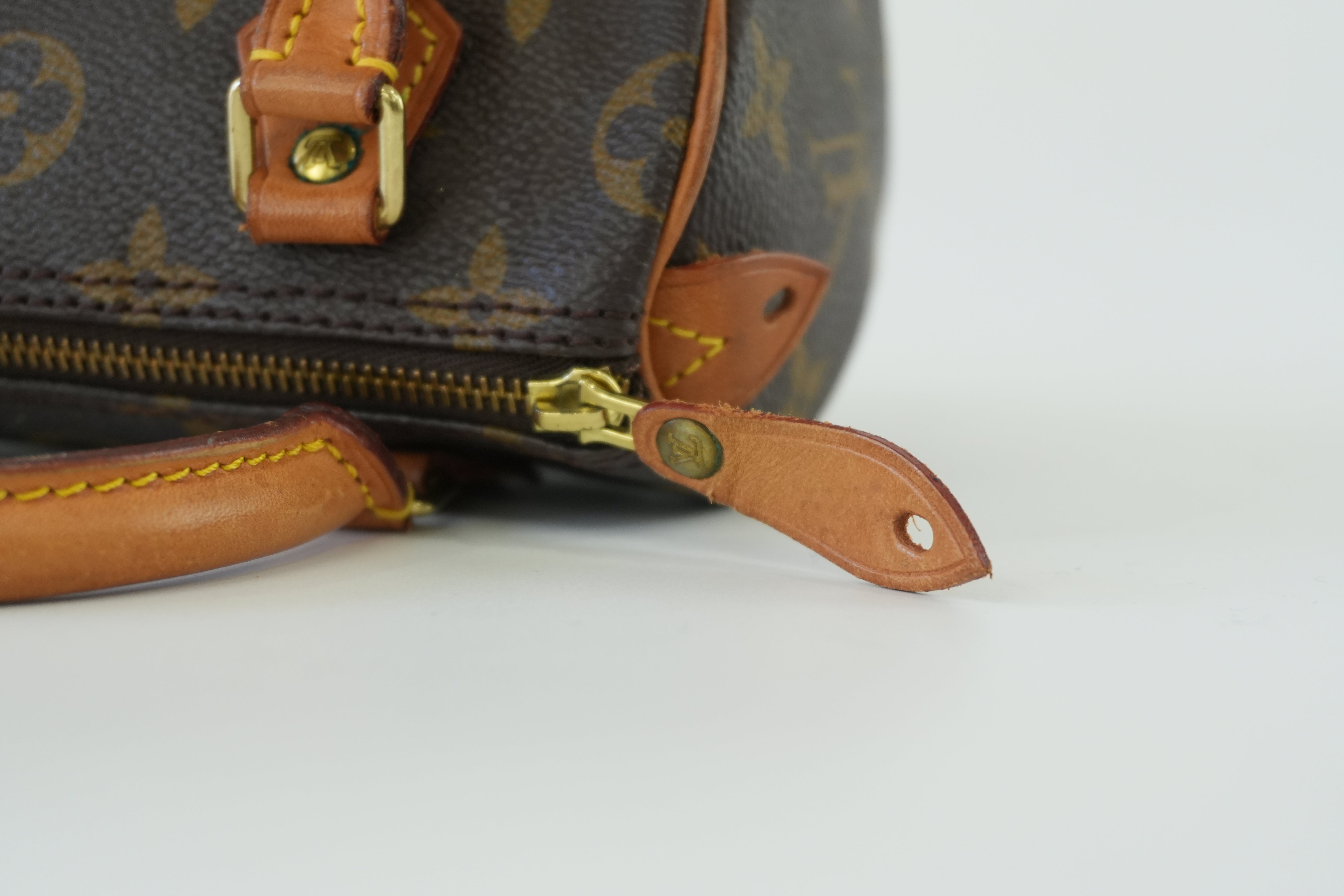 Louis Vuitton Monogram Mini Speedy Handbag Used