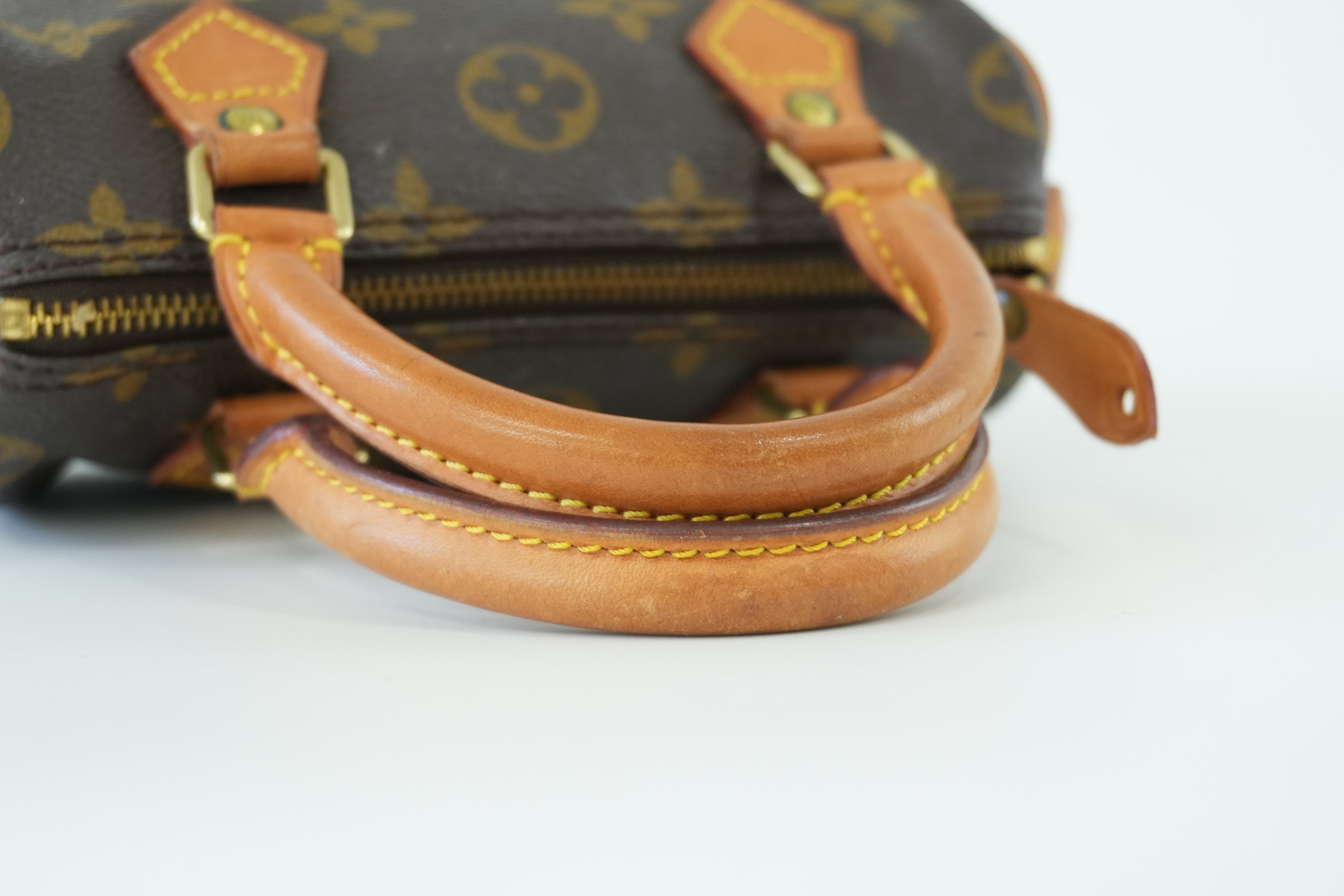 Louis Vuitton Monogram Mini Speedy Handbag Used