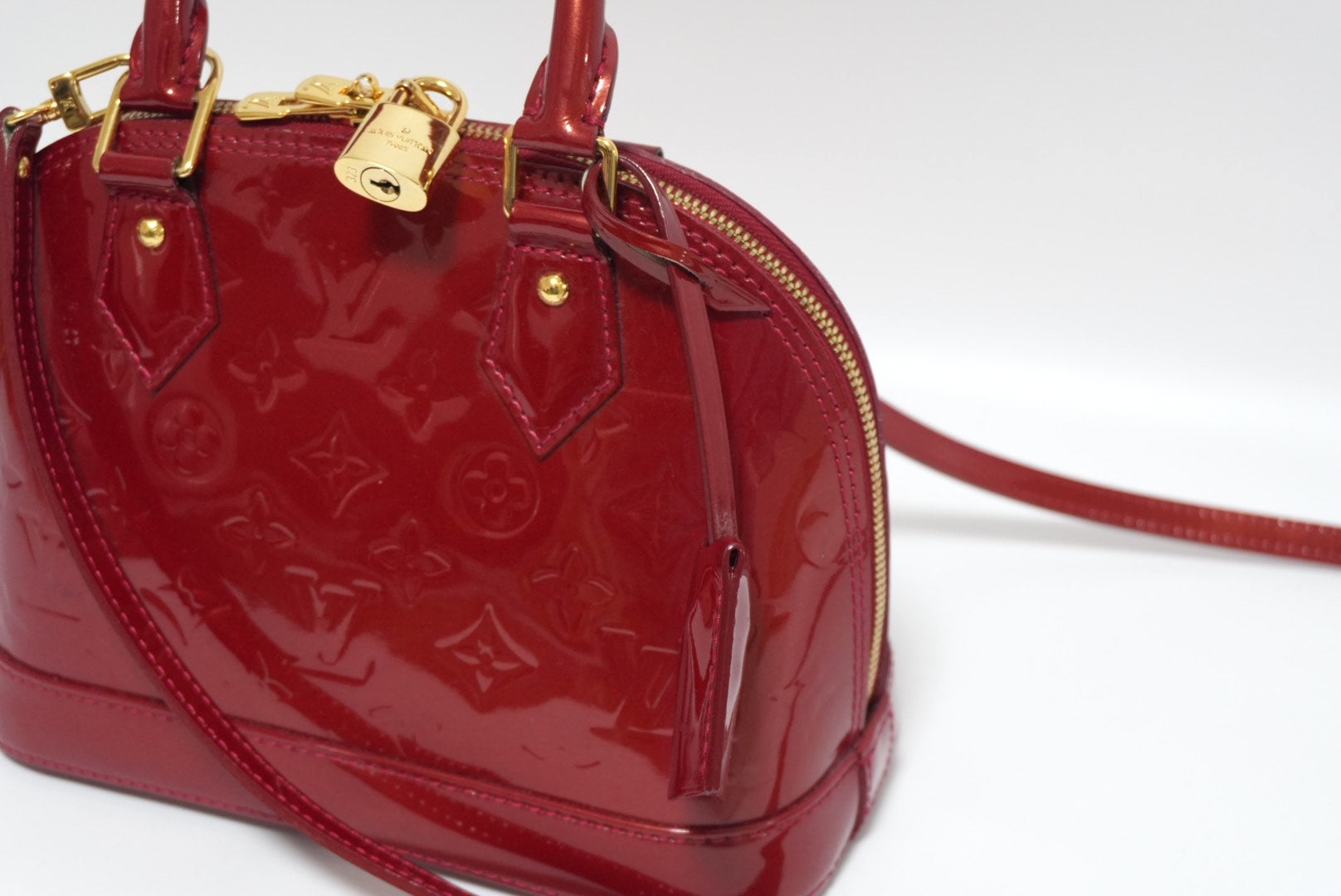 Louis Vuitton Alma BB Red Used