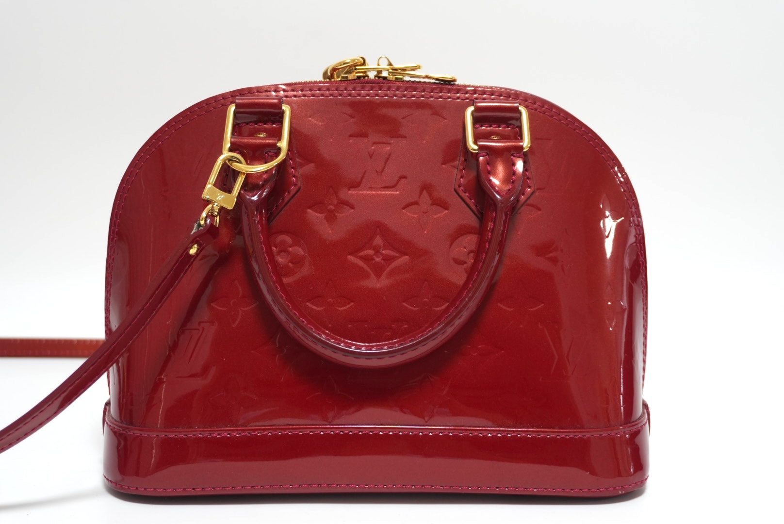 Louis Vuitton Alma BB Red Used