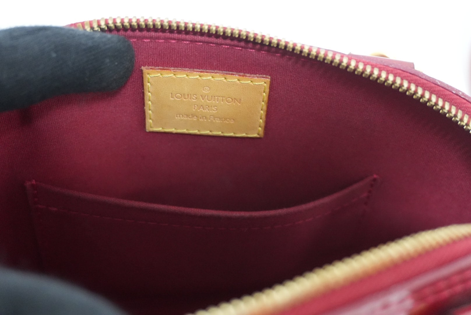 Louis Vuitton Alma BB Red Used