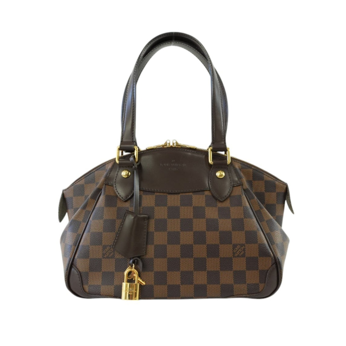 Louis Vuitton Damier Ebene Verona PM Handbag Used