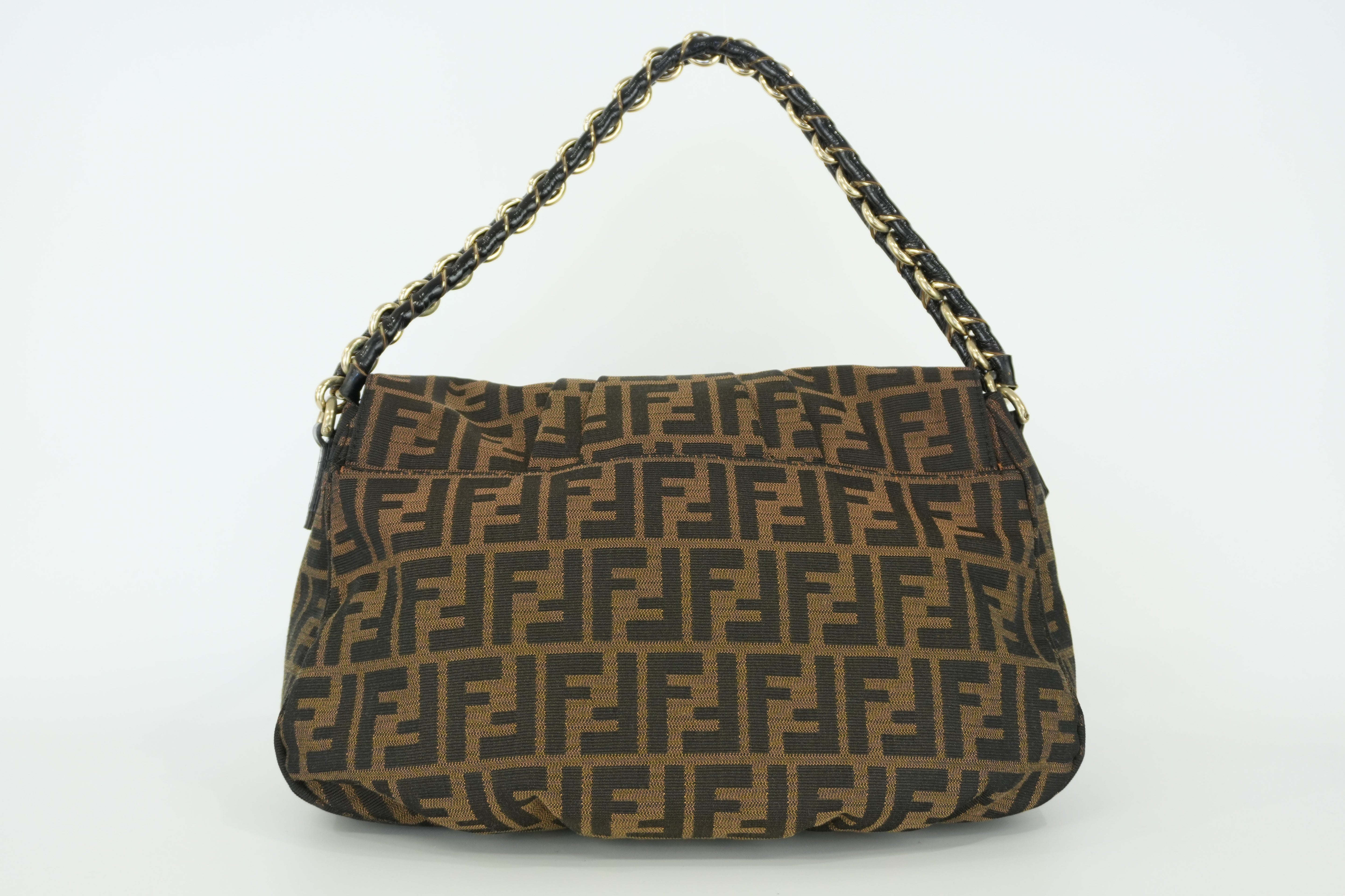 Fendi Zucca Shoulder Bag Used