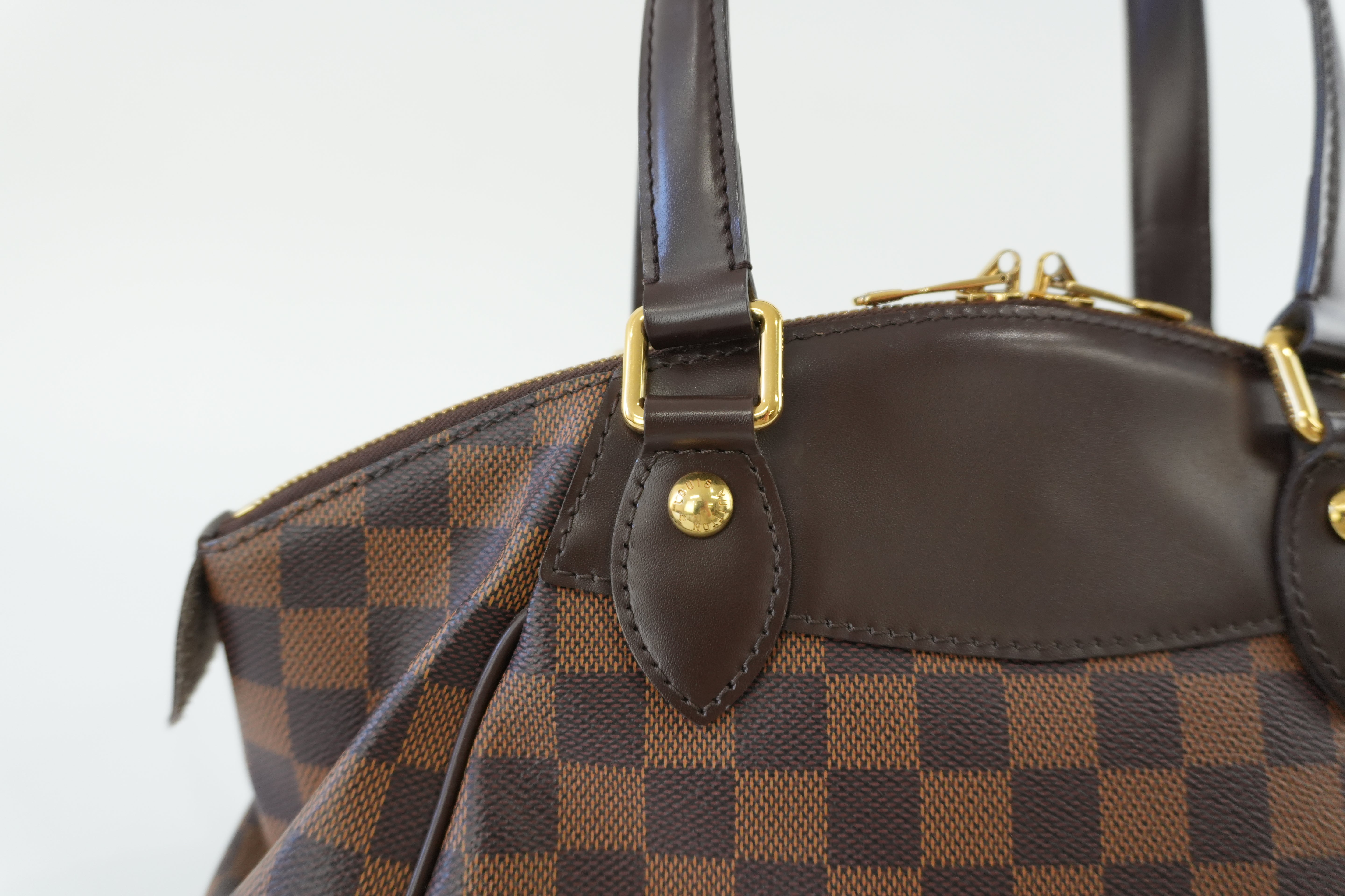 Louis Vuitton Damier Ebene Verona PM Handbag Used