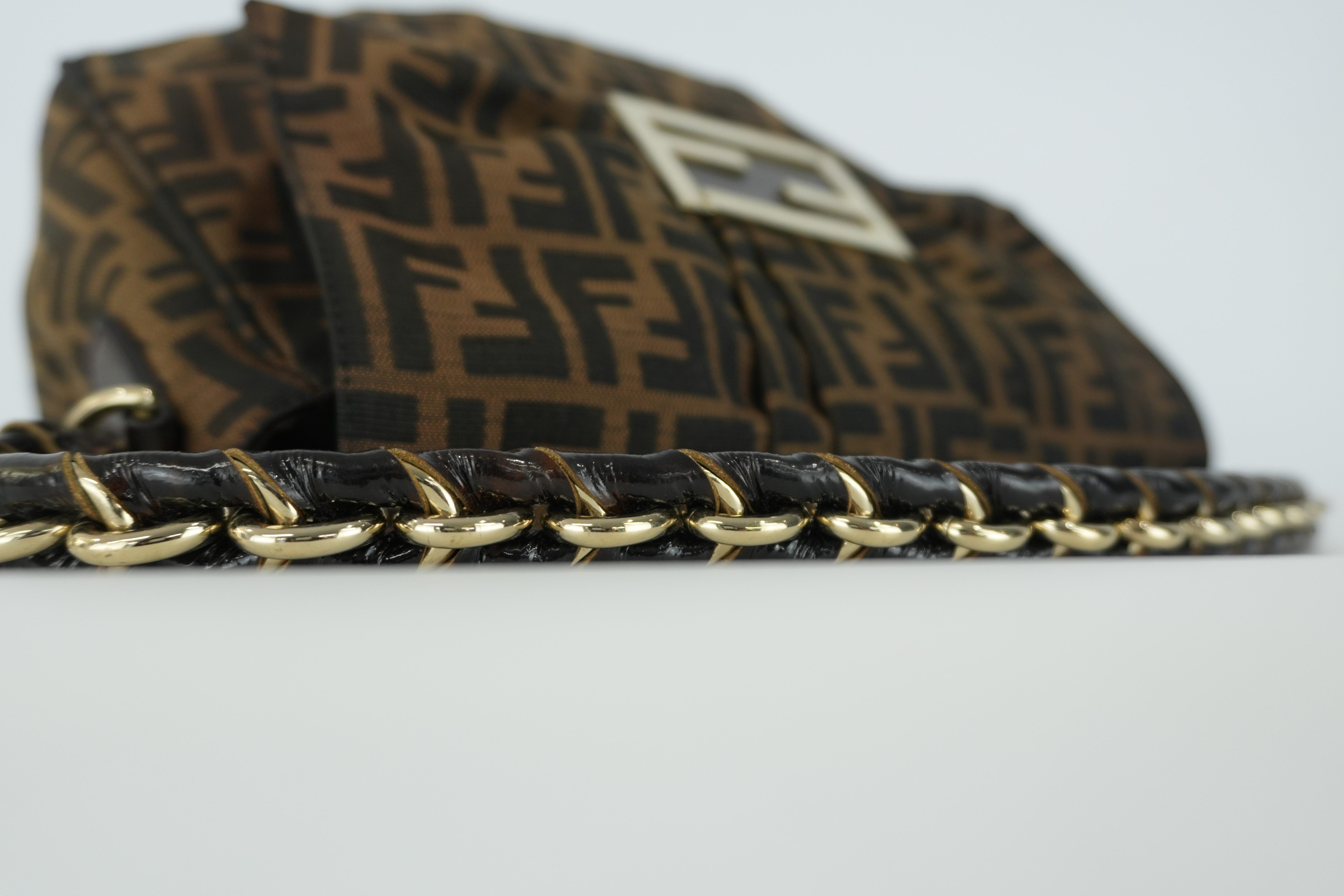 Fendi Zucca Shoulder Bag Used