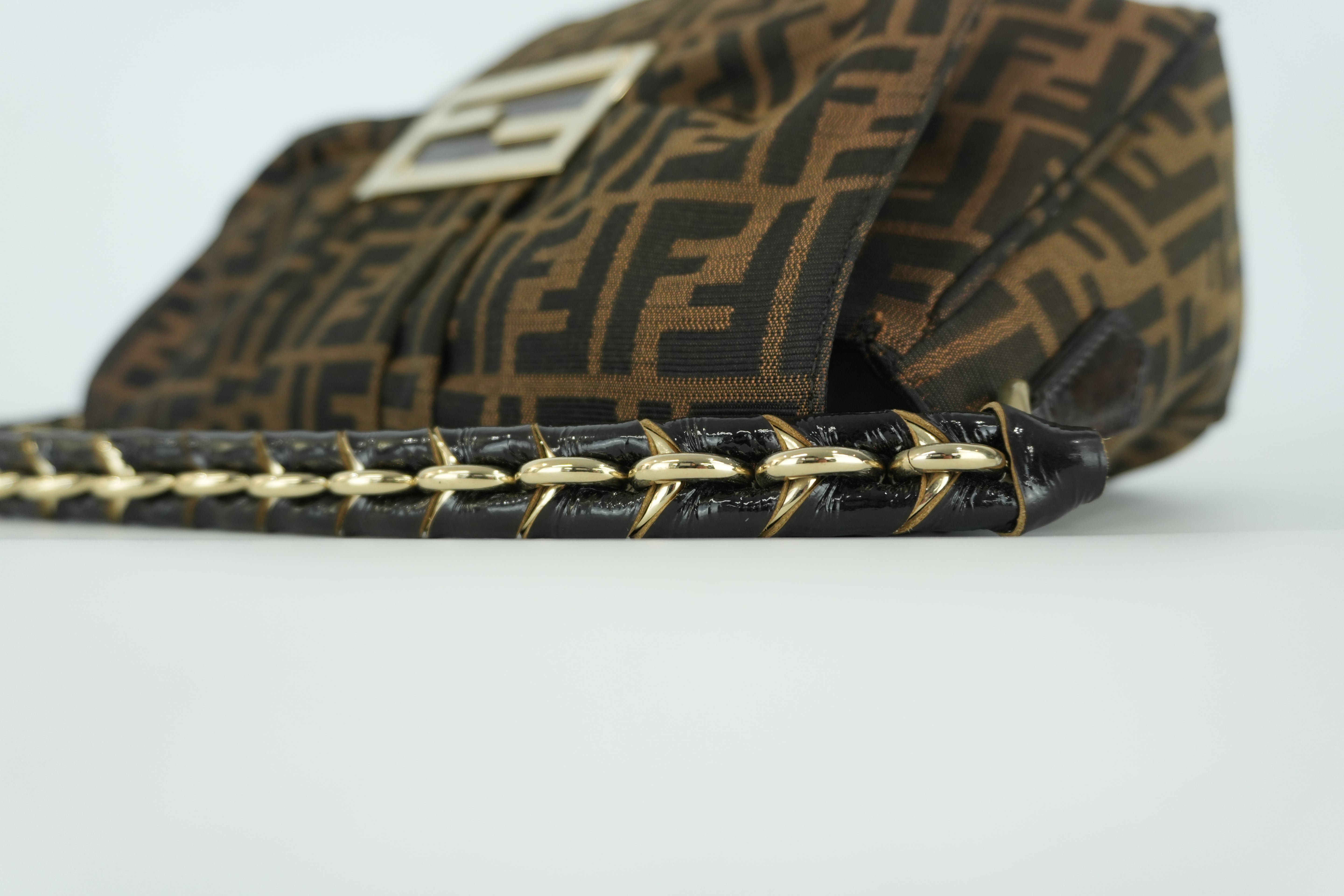 Fendi Zucca Shoulder Bag Used