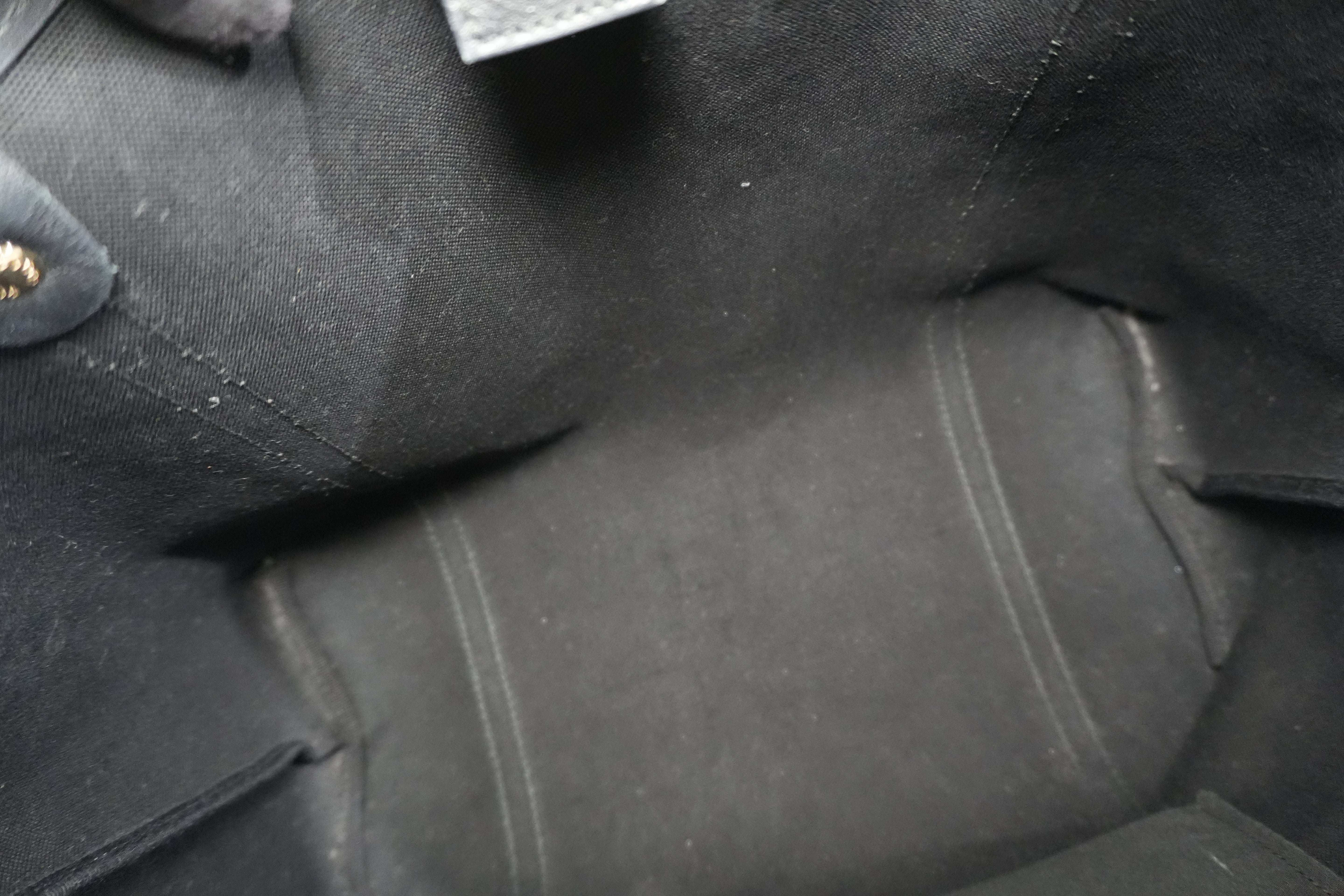 Pre-owned Gucci Joy Tote Bag Black and Silver