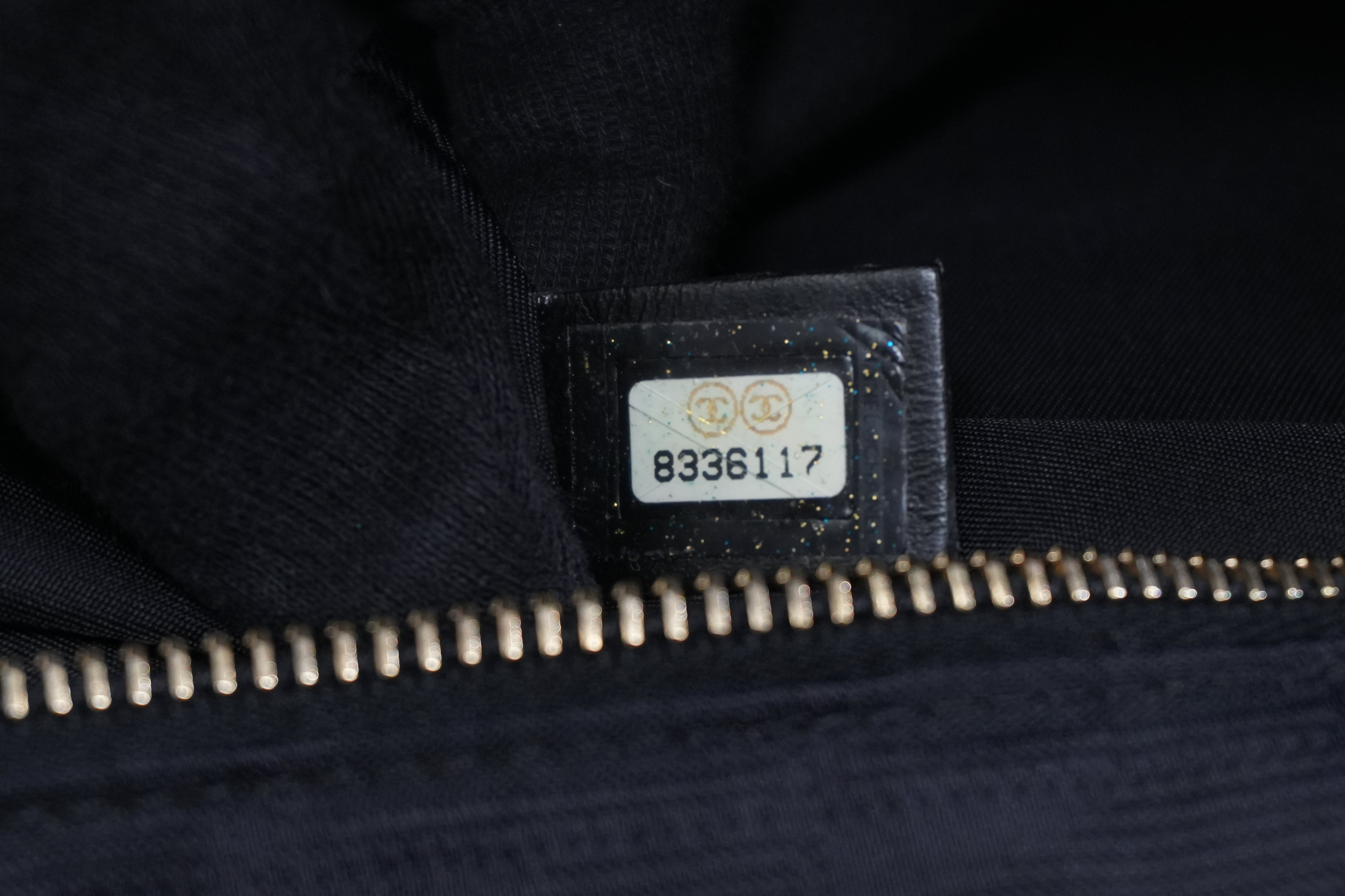 Pre-owned Chanel Nylon Travel Tote Bag Black