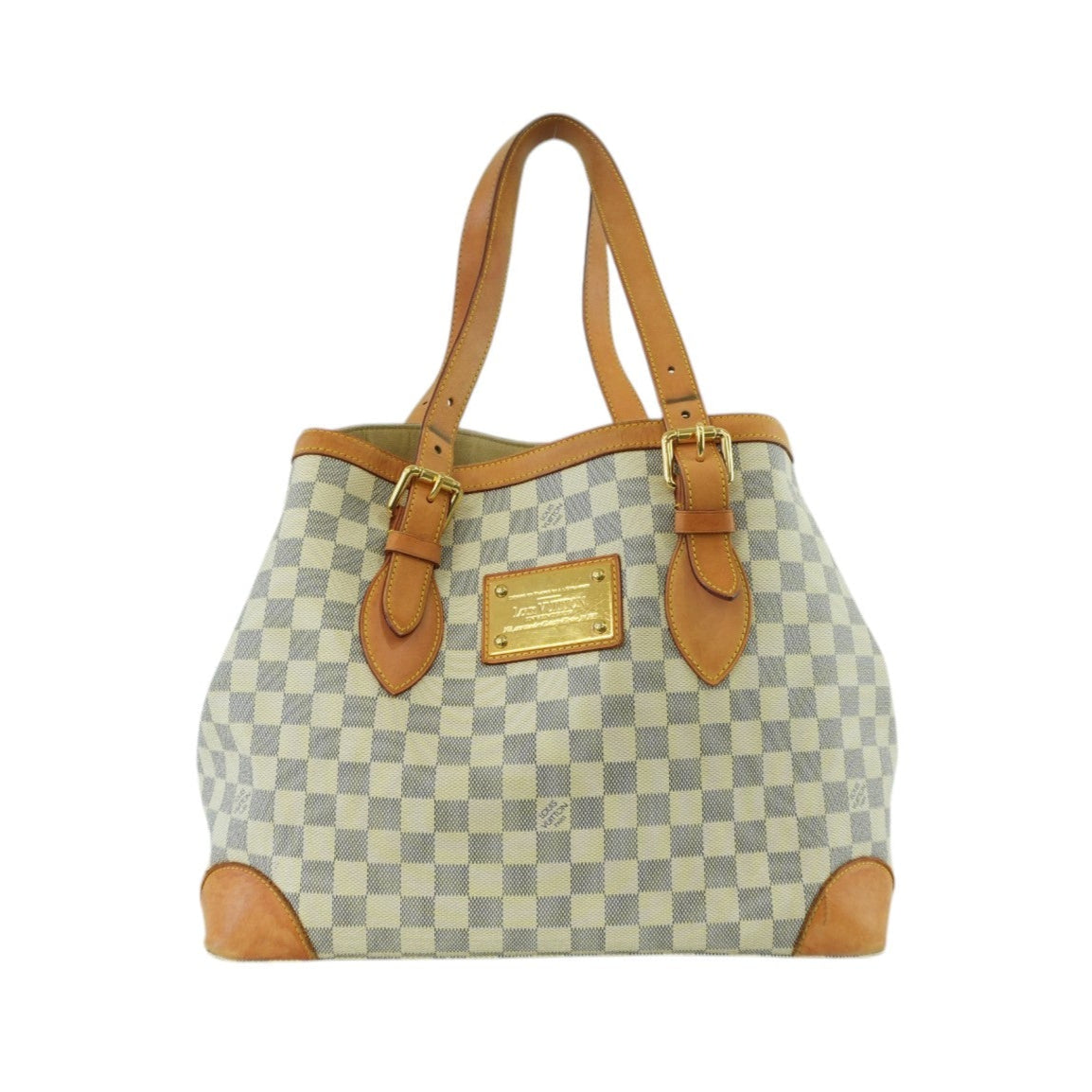 Louis Vuitton Damier Azur Hampstead MM Shoulder Bag Used