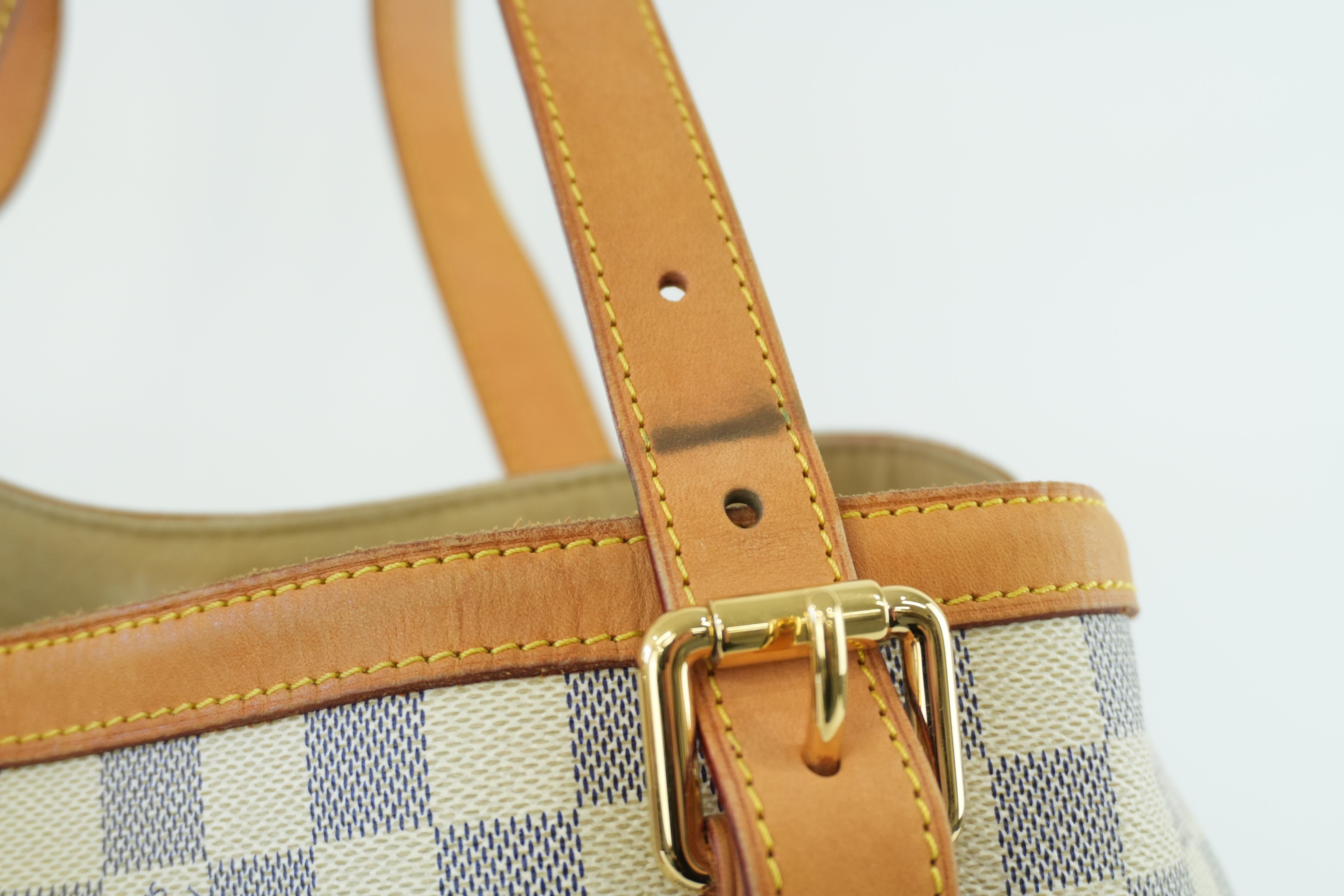 Louis Vuitton Damier Azur Hampstead MM Shoulder Bag Used