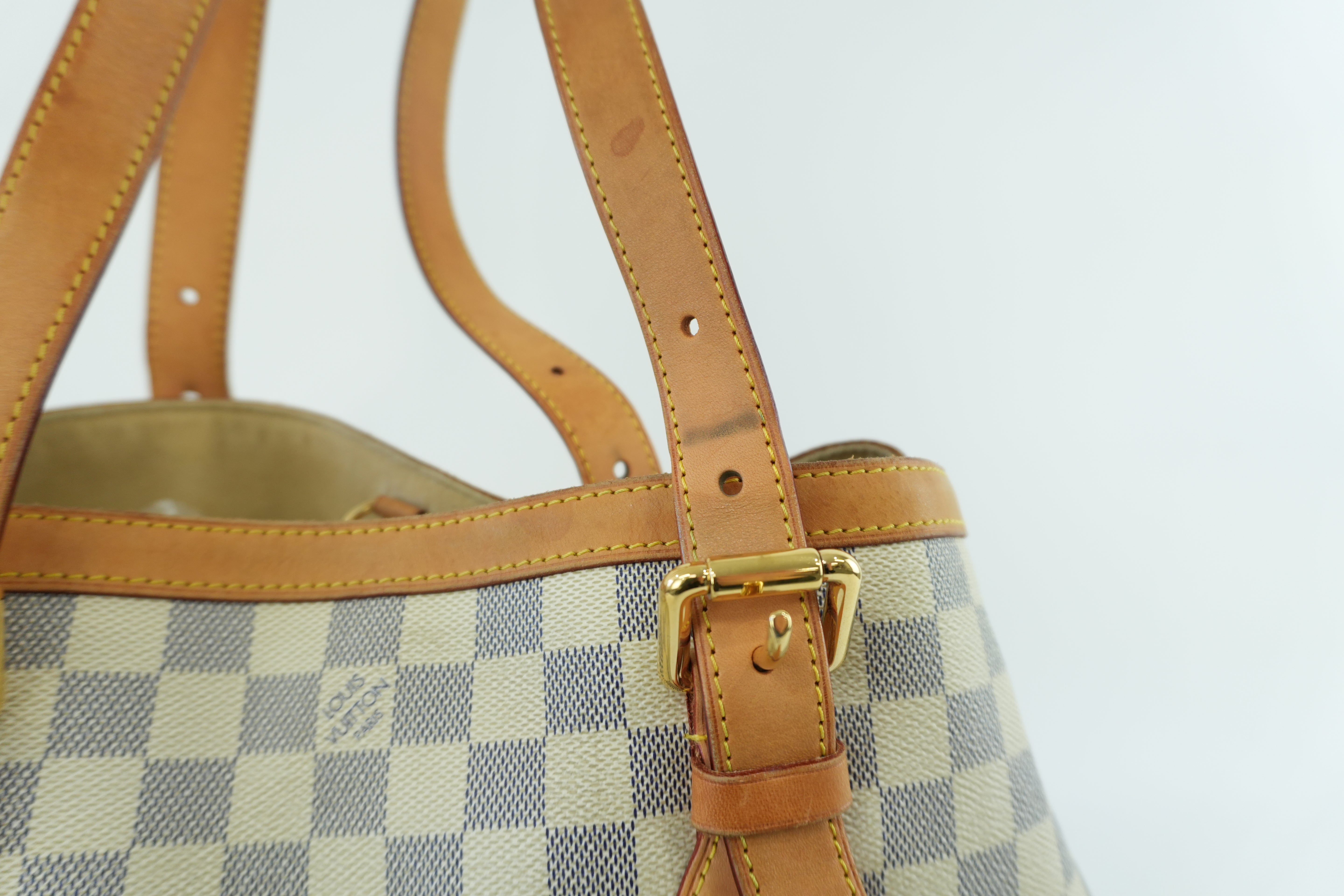 Louis Vuitton Damier Azur Hampstead MM Shoulder Bag Used