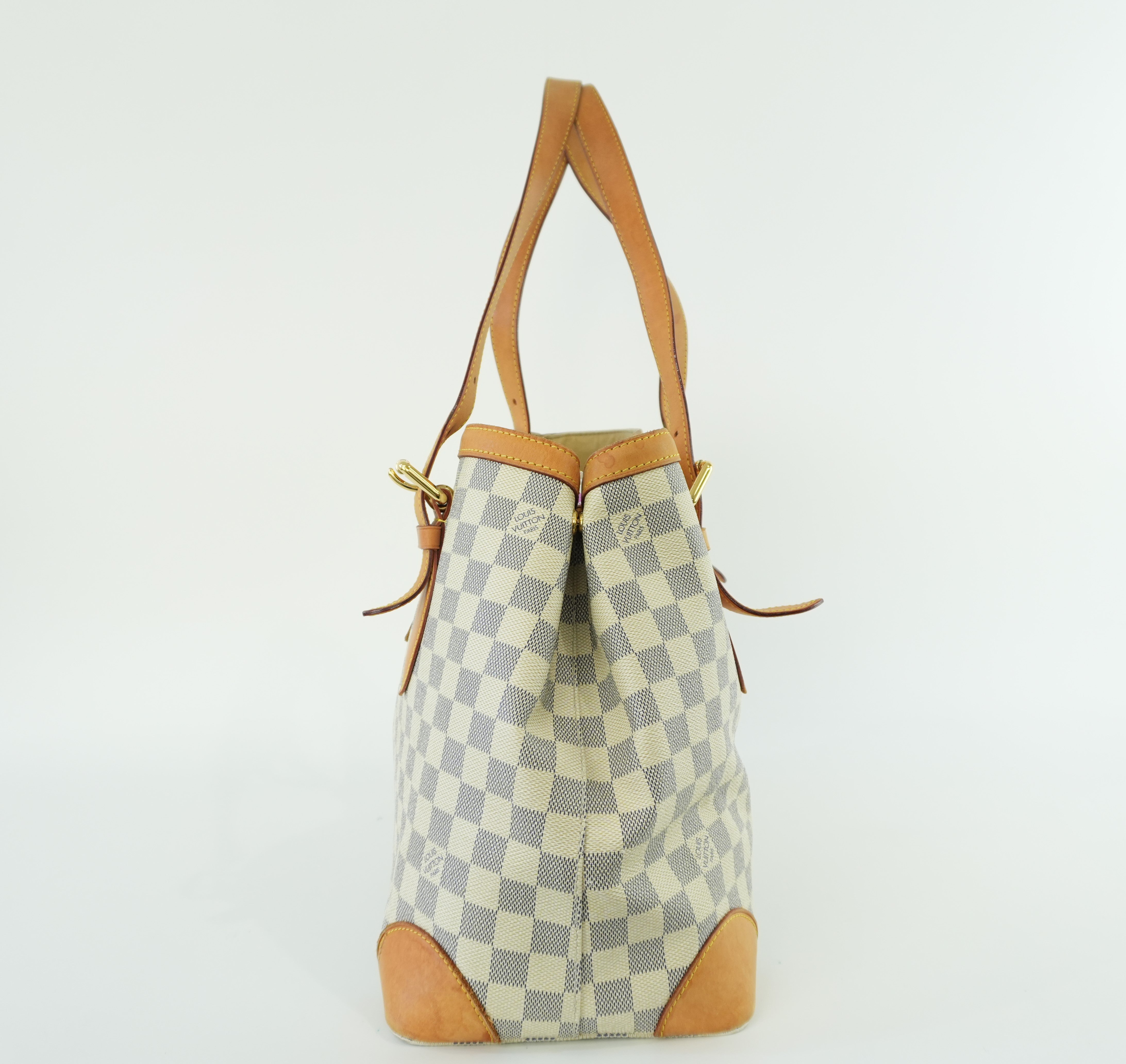 Louis Vuitton Damier Azur Hampstead MM Shoulder Bag Used