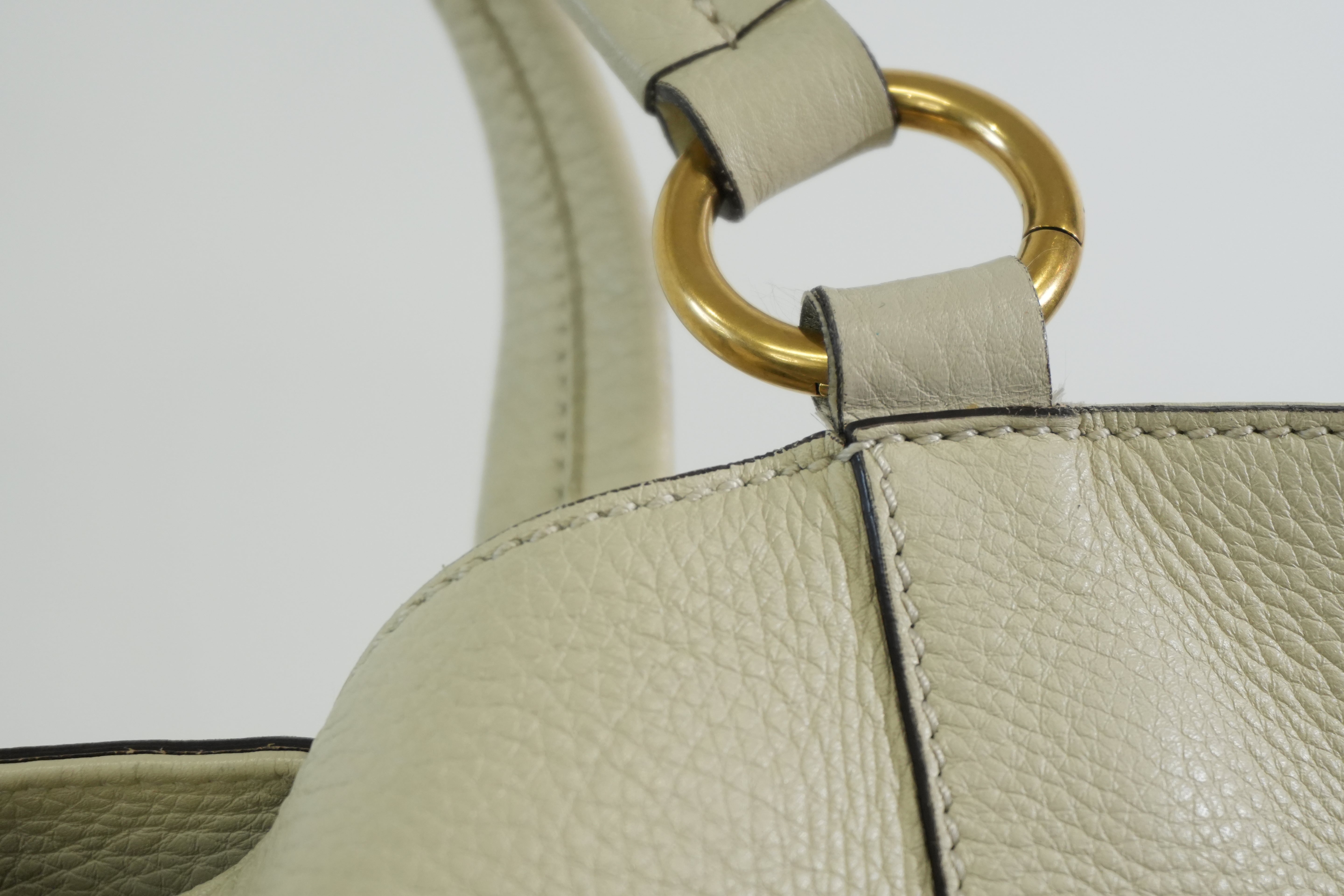 Pre-owned Gucci Interlocking G Tote Bag Ivory