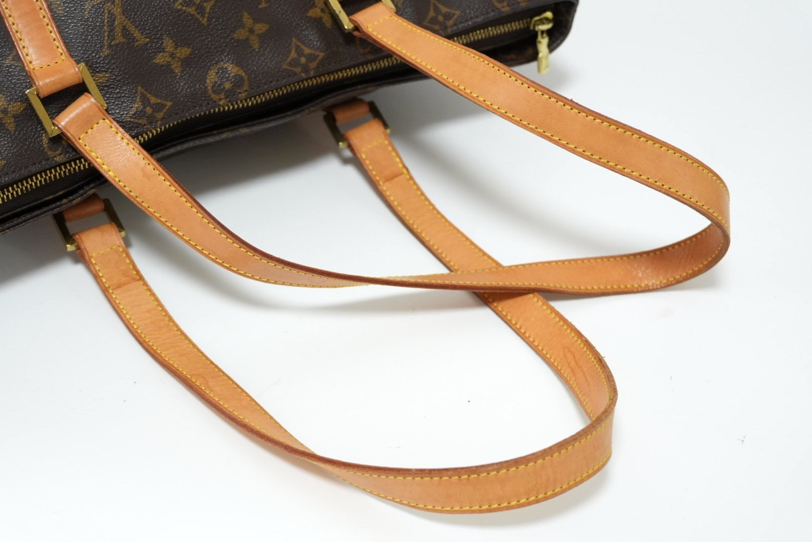 Louis Vuitton Cabas Mezzo Shoulder Tote Bag Used