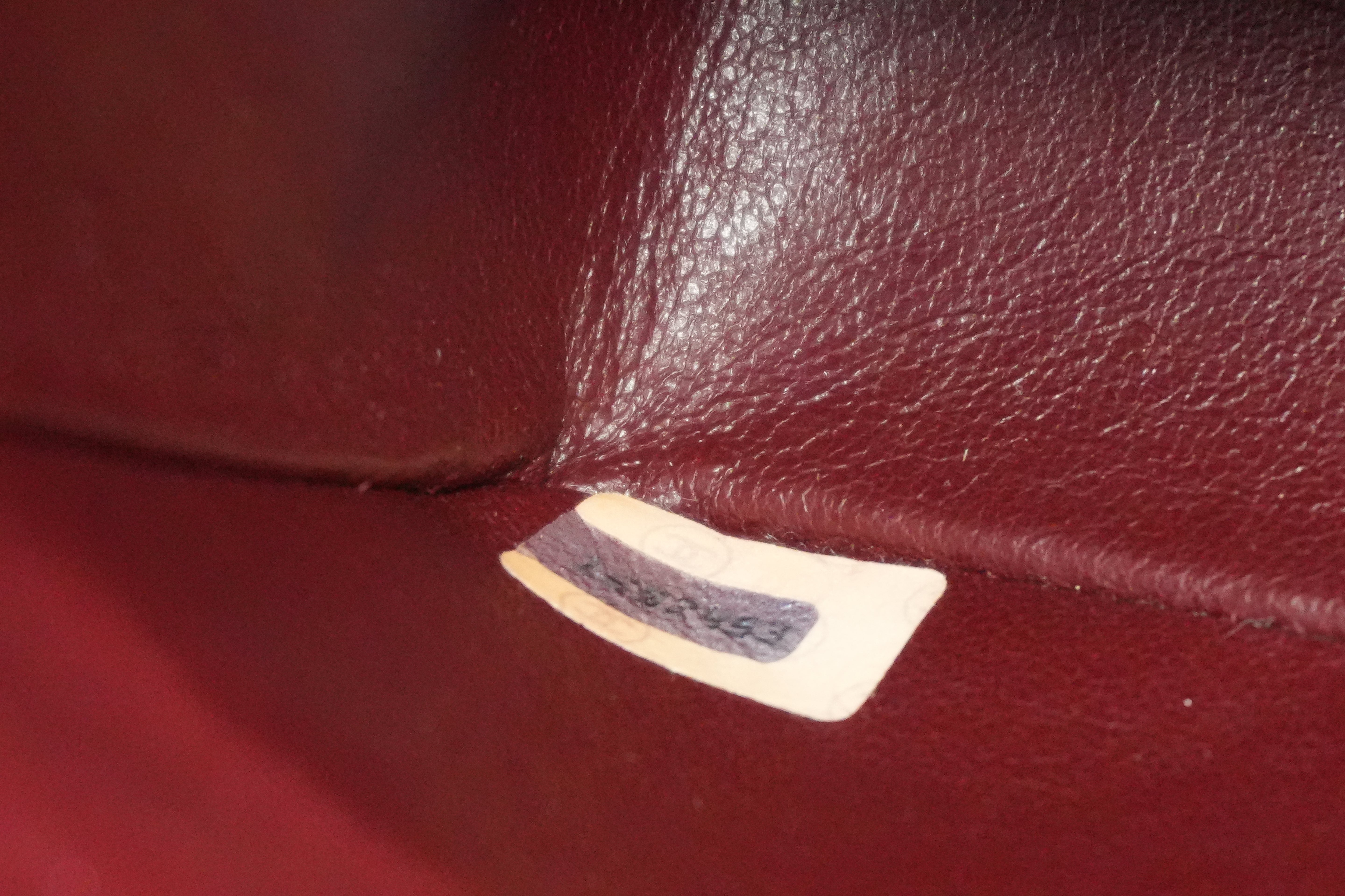 Pre-owned Chanel Lambskin Leather Double Flap Chain Shoulder Bag Black