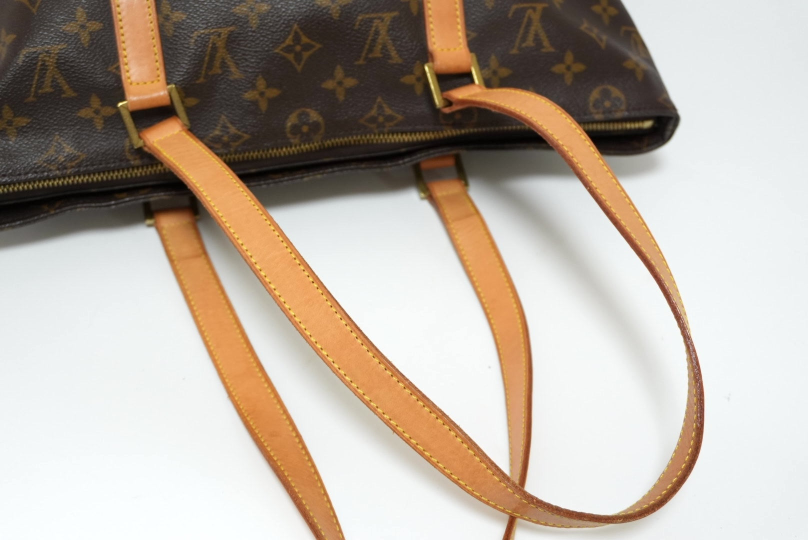 Louis Vuitton Cabas Mezzo Shoulder Tote Bag Used