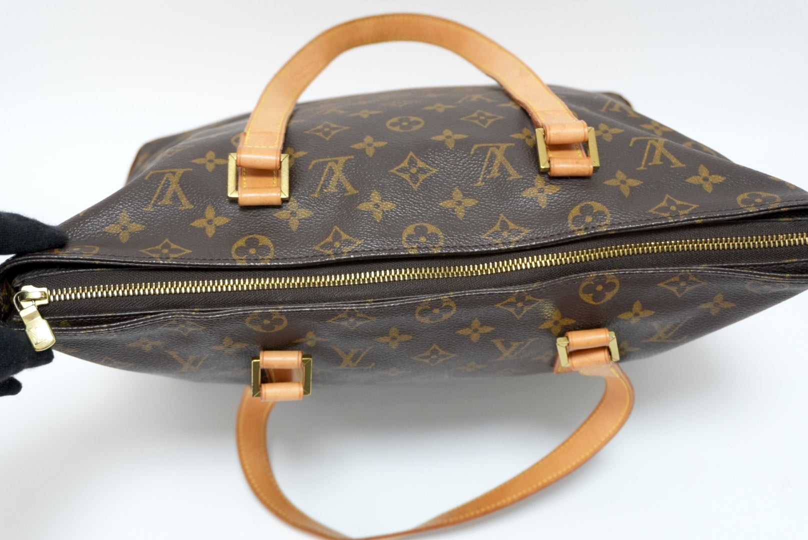 Louis Vuitton Cabas Mezzo Shoulder Tote Bag Used