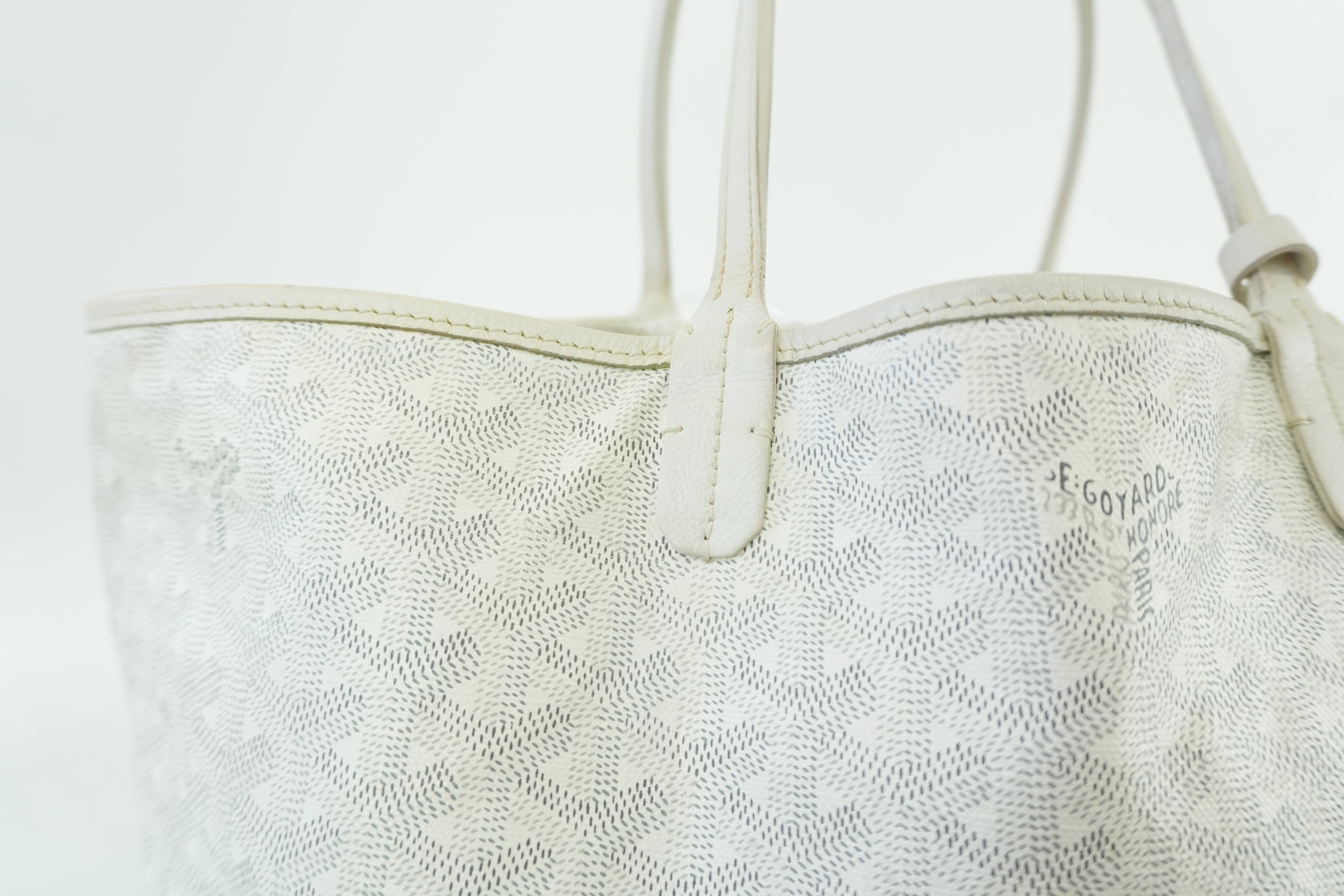 Goyard Saint Louis PM White Used