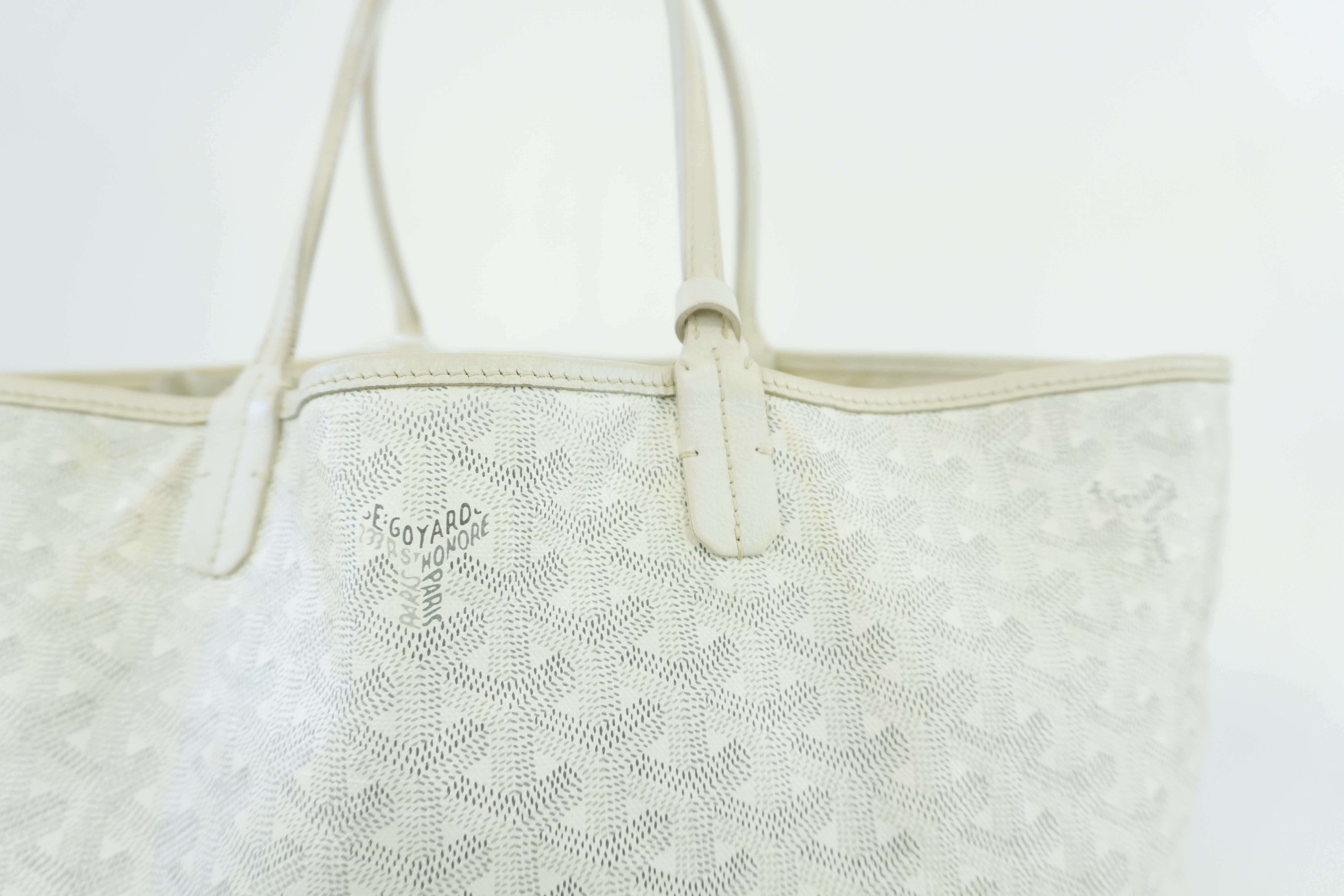 Goyard Saint Louis PM White Used