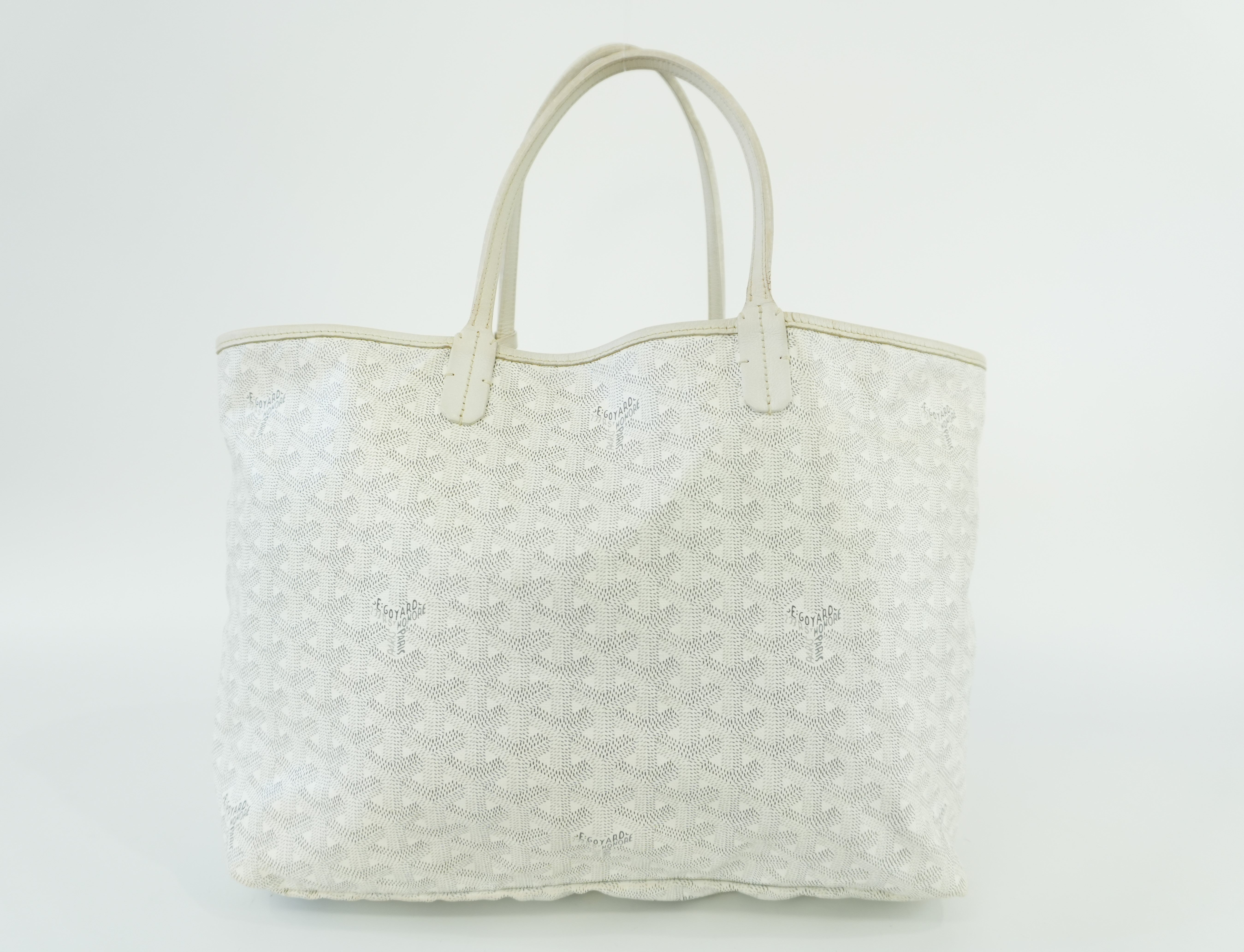 Goyard Saint Louis PM White Used