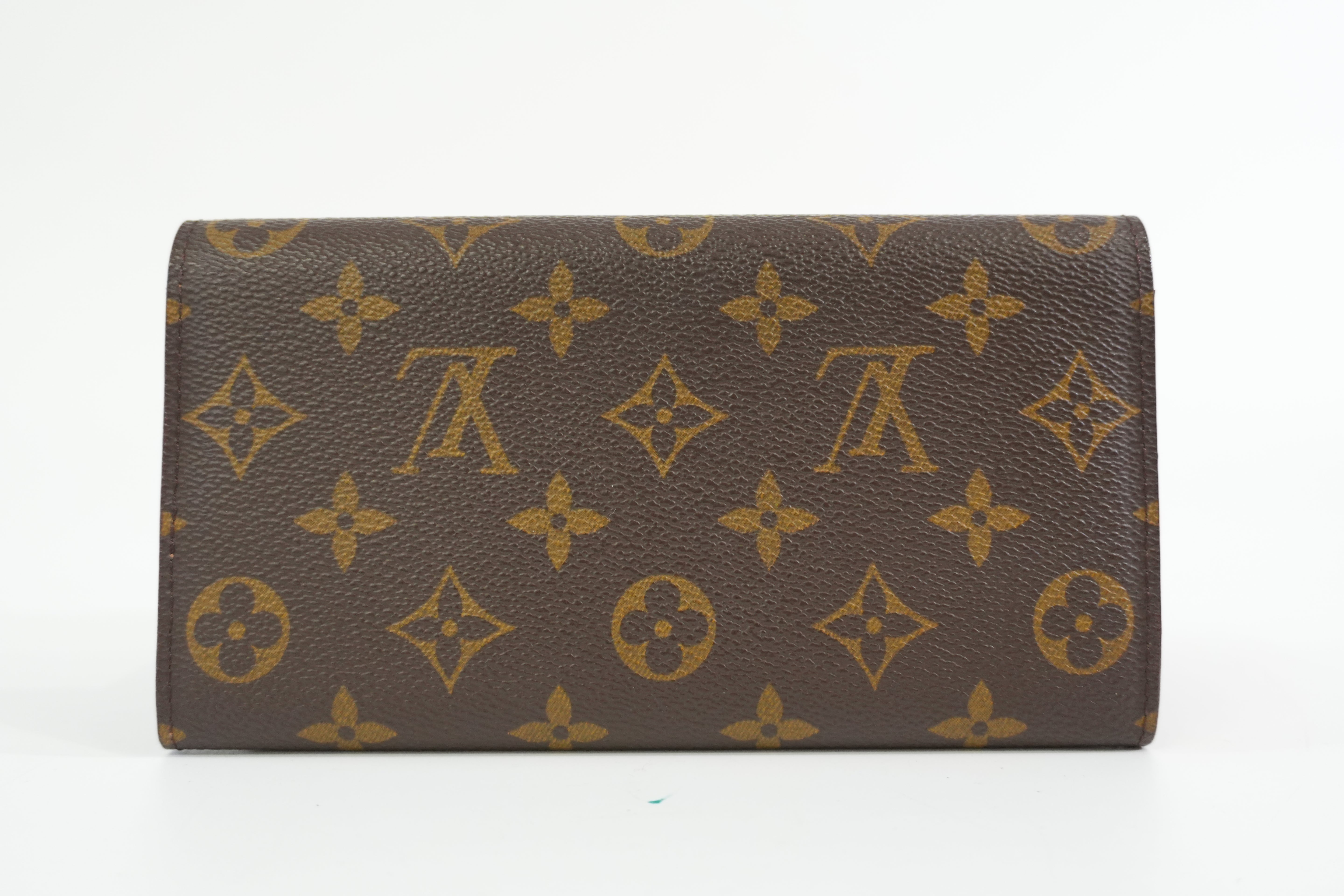 Pre-owned Louis Vuitton Monogram Sarah Wallet