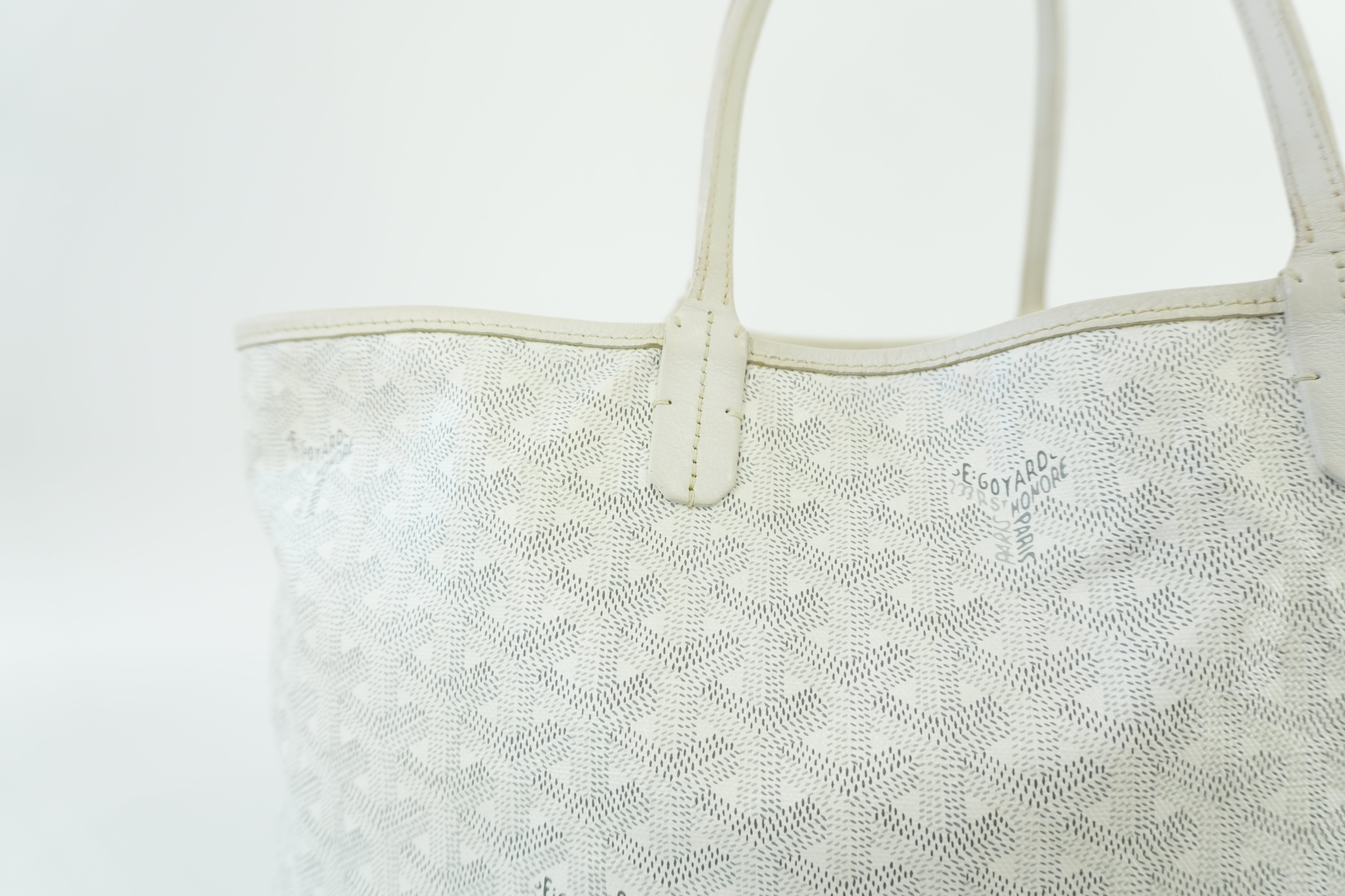 Goyard Saint Louis PM White Used