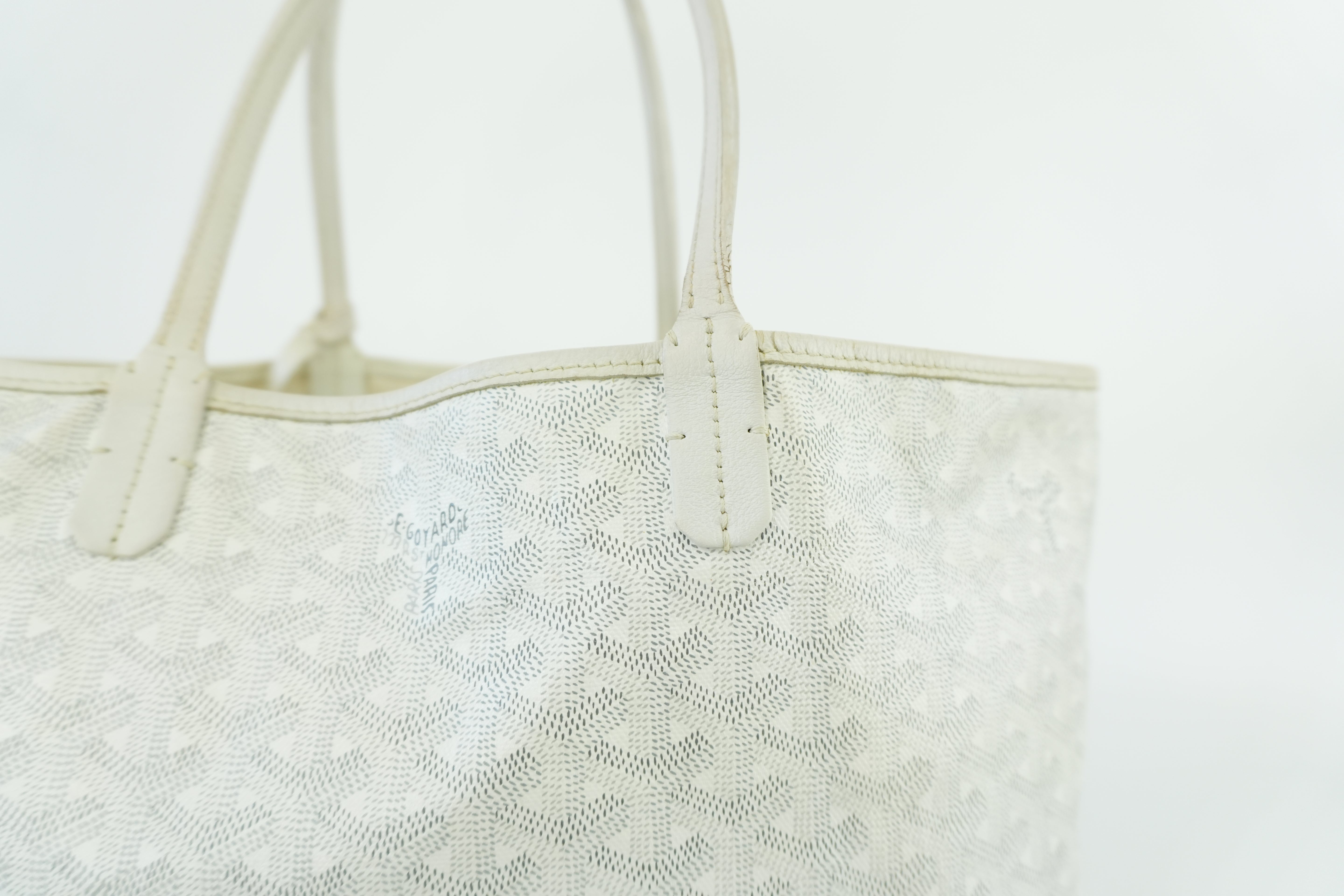 Goyard Saint Louis PM White Used