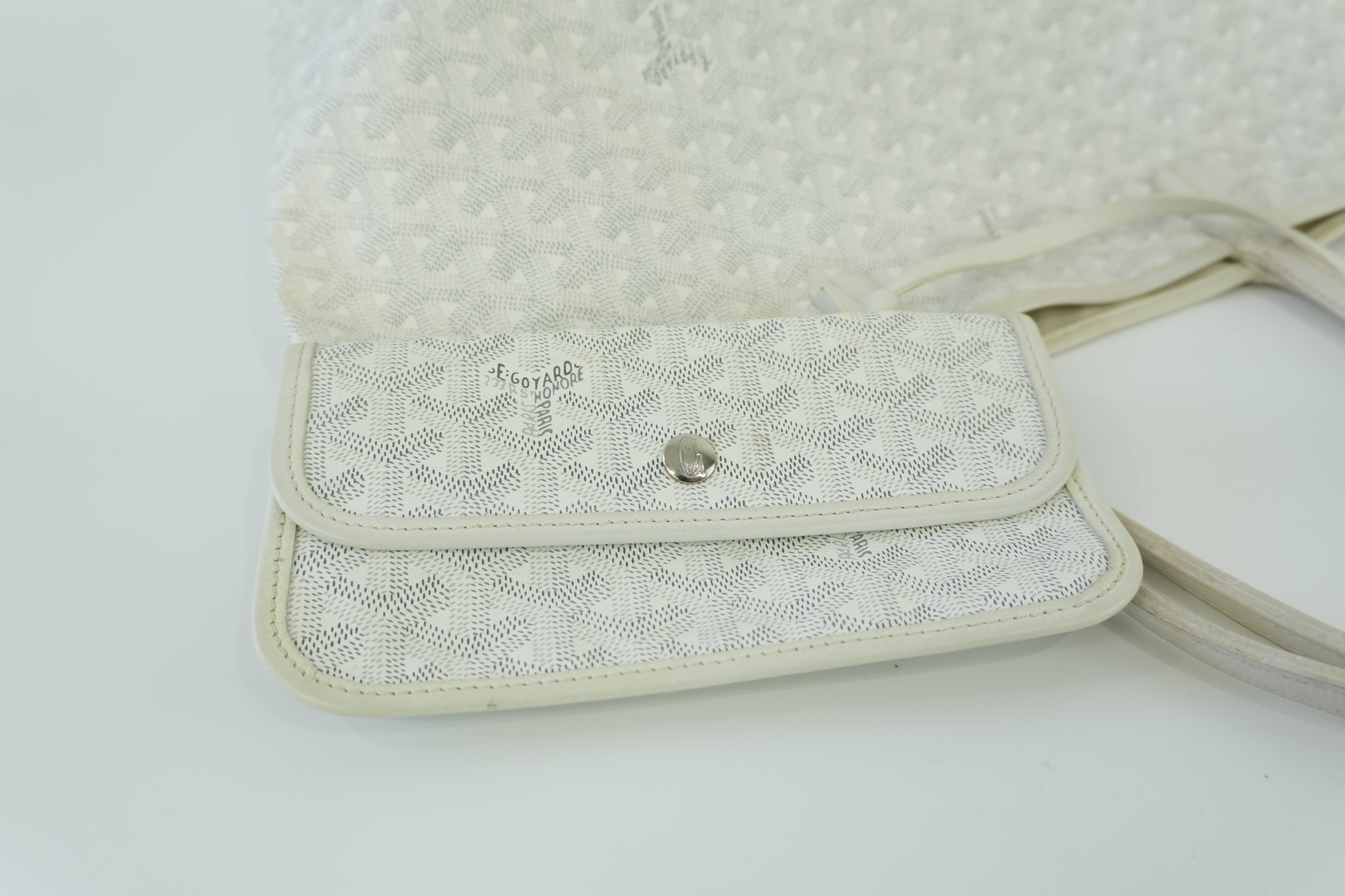 Goyard Saint Louis PM White Used