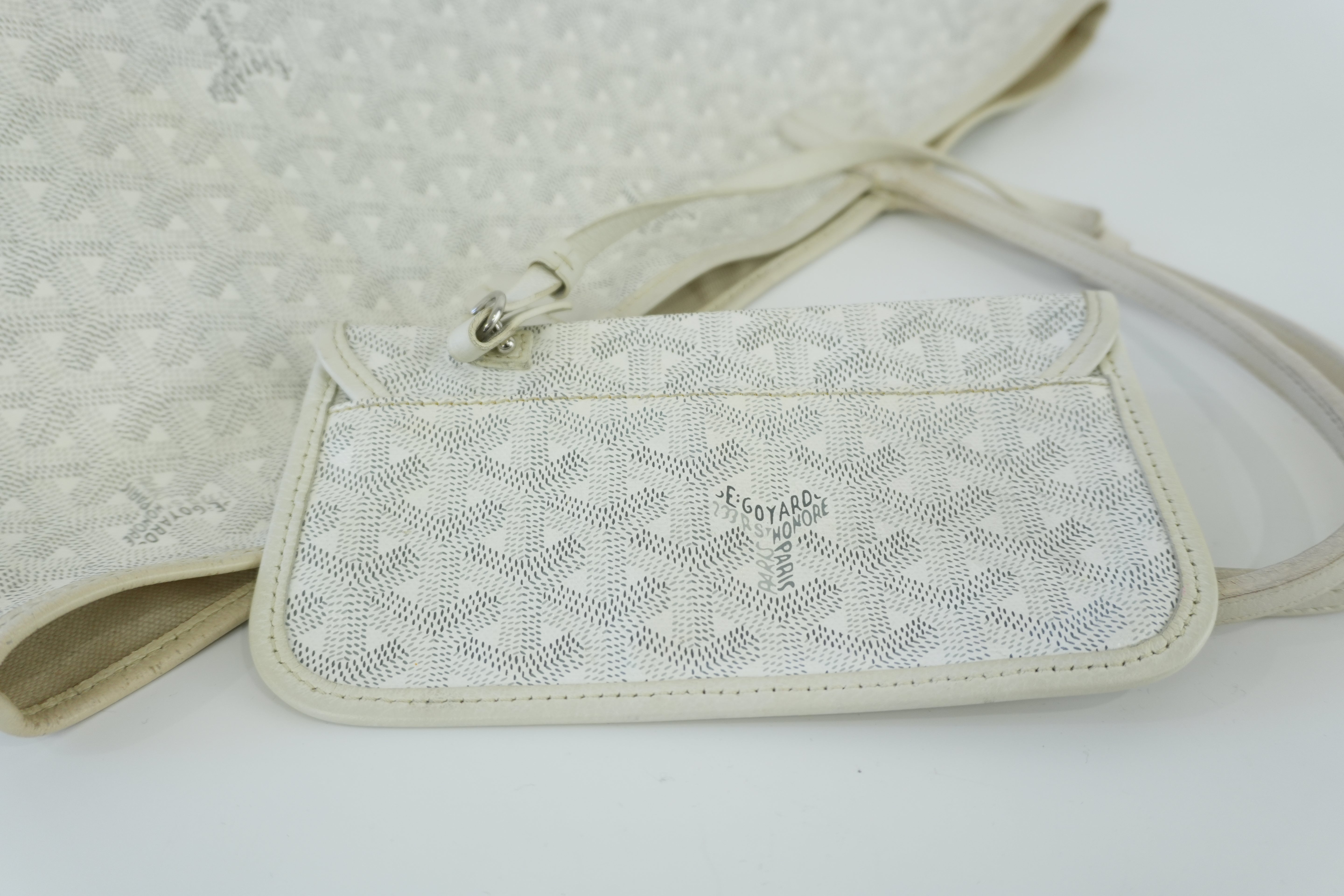 Goyard Saint Louis PM White Used