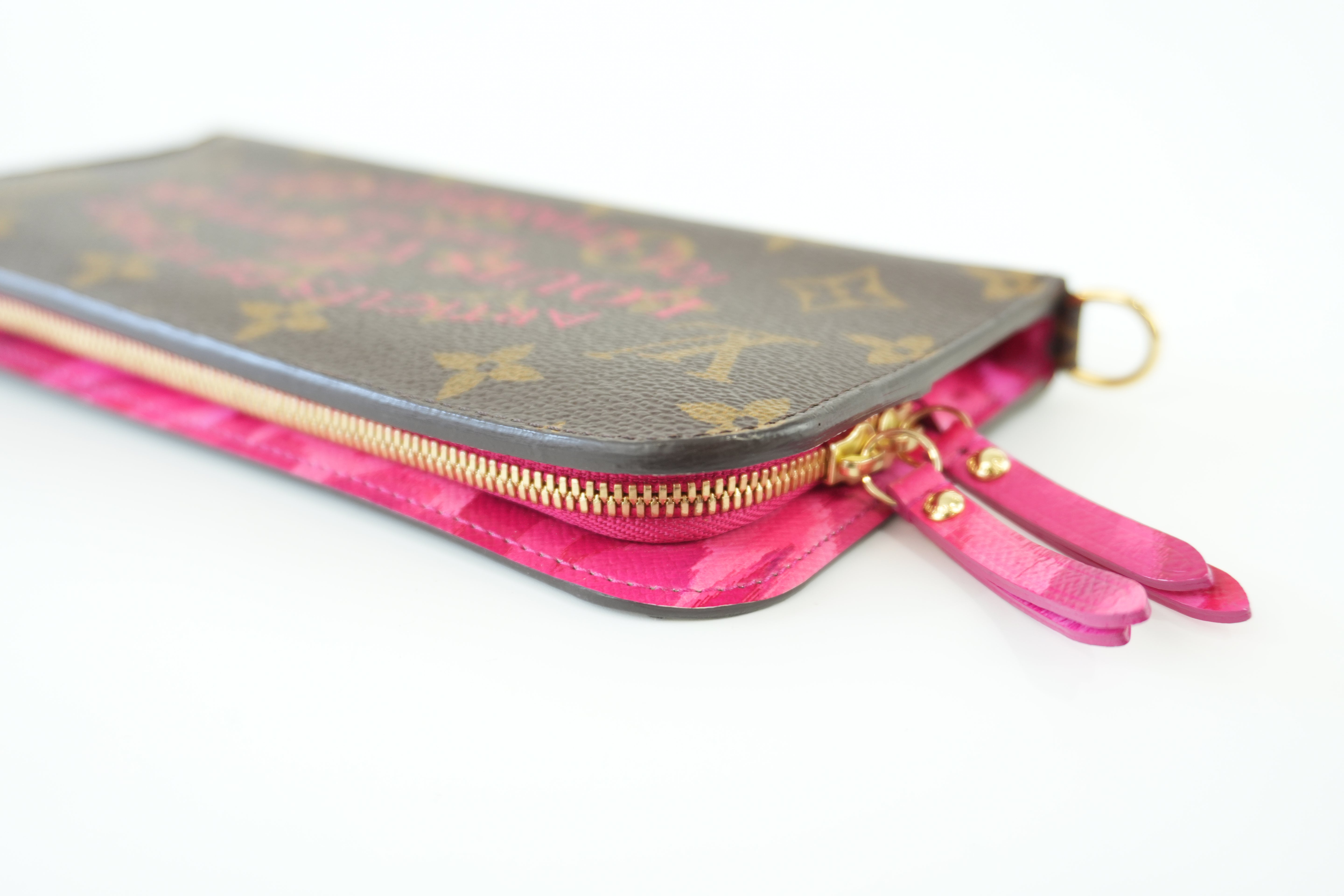 Louis Vuitton Monogram Limited Edition Ikat Flower Insolite Wallet Used