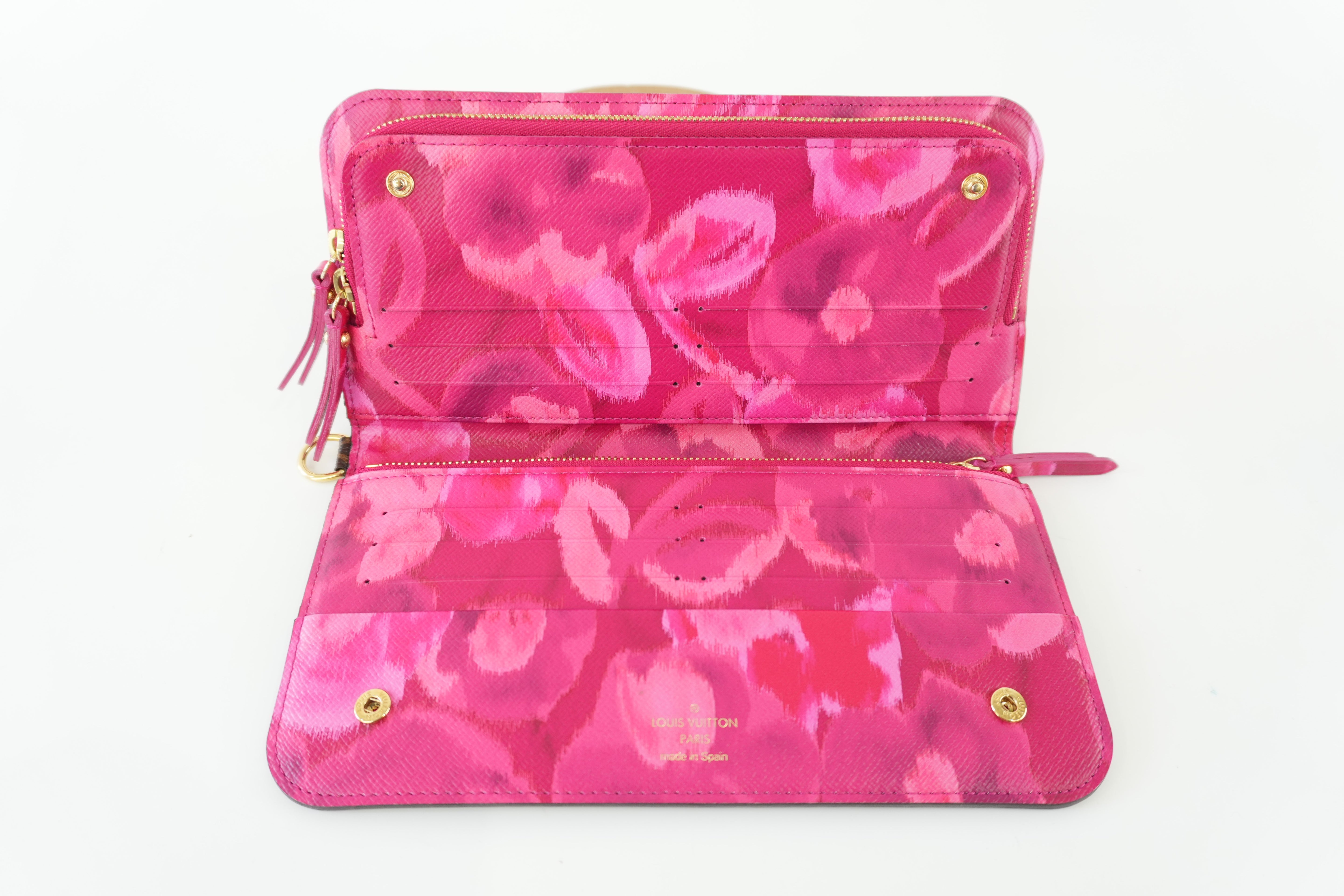 Louis Vuitton Monogram Limited Edition Ikat Flower Insolite Wallet Used