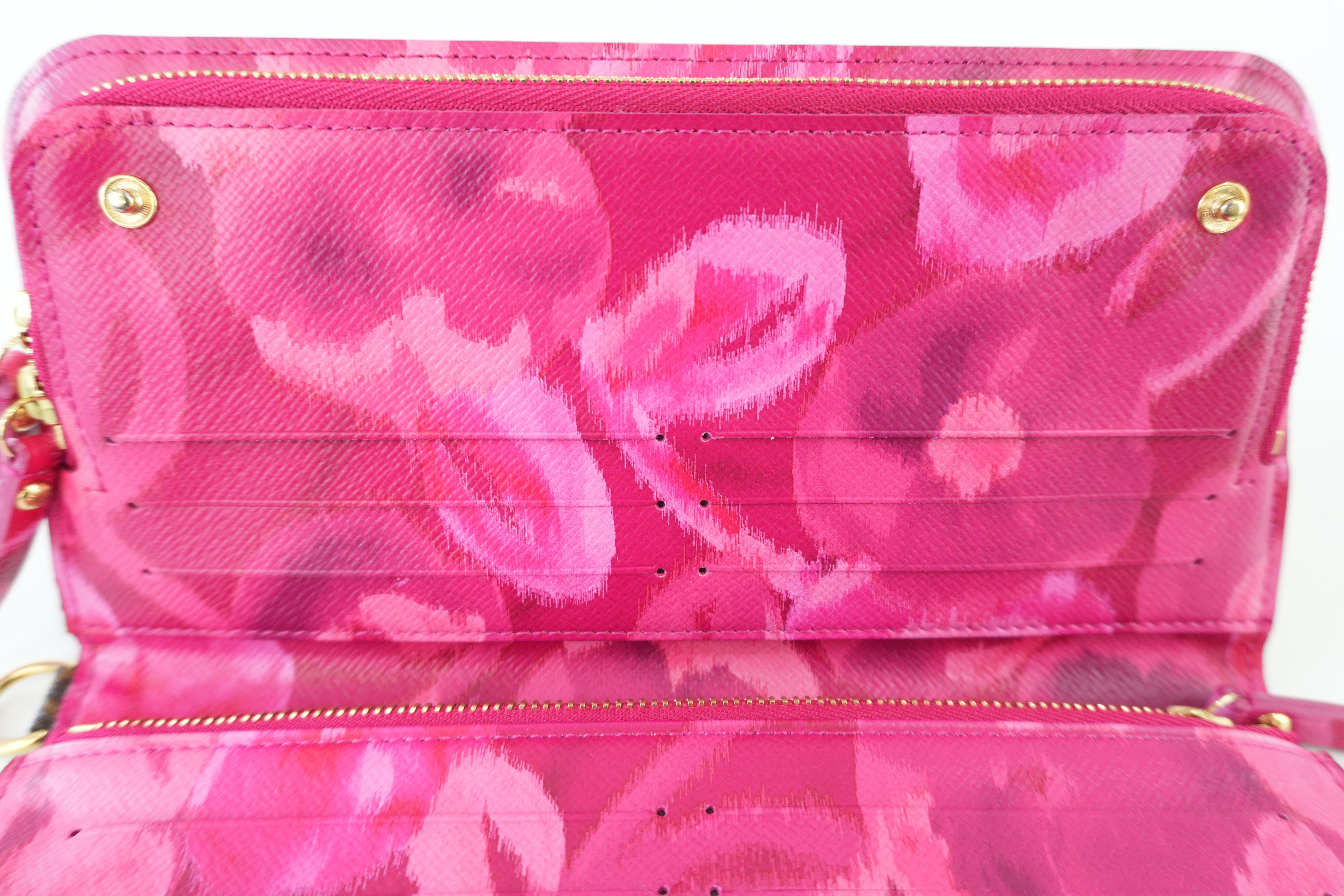 Louis Vuitton Monogram Limited Edition Ikat Flower Insolite Wallet Used