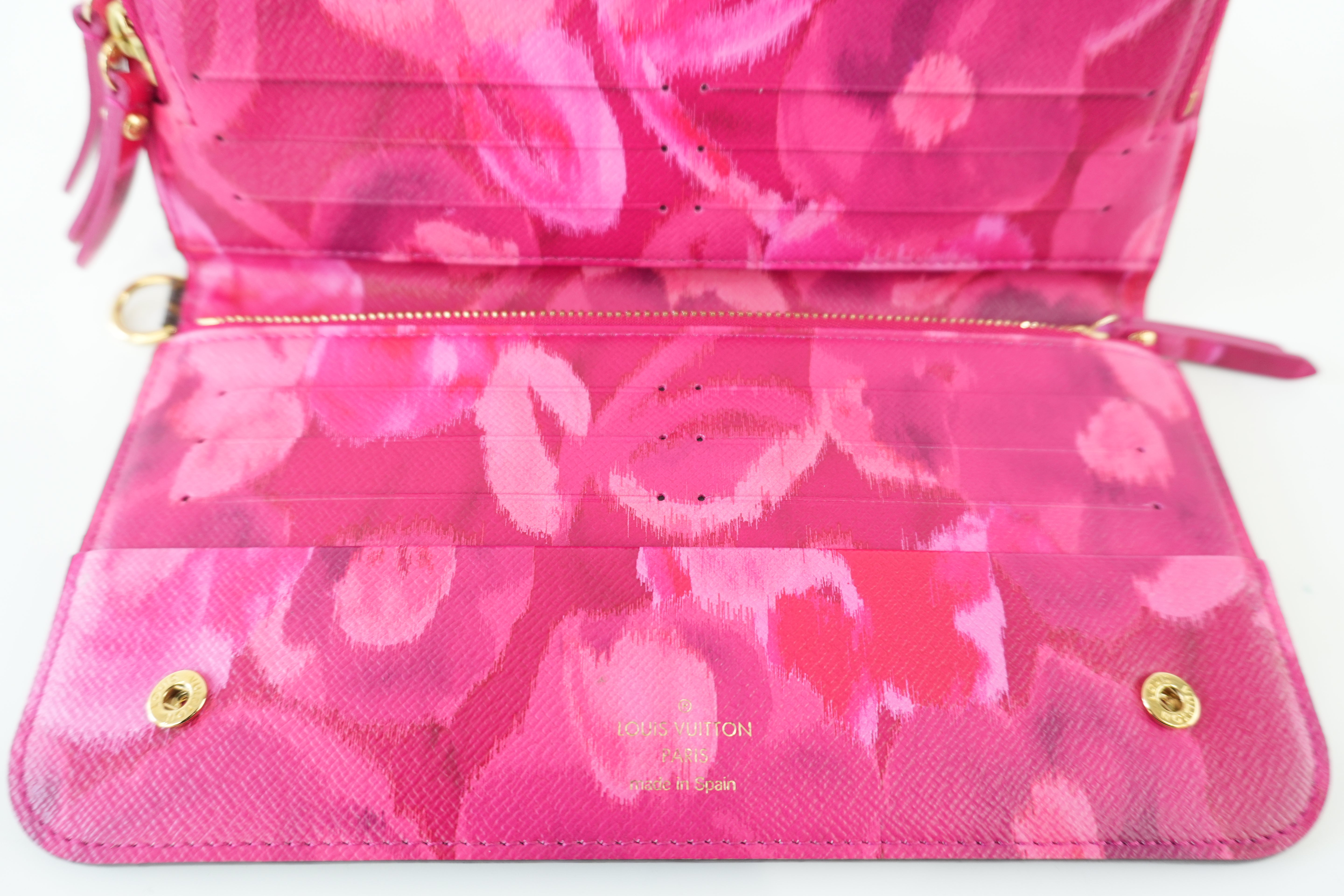 Louis Vuitton Monogram Limited Edition Ikat Flower Insolite Wallet Used