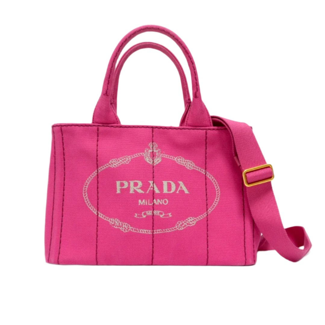 Prada Canapa Two Way Shoulder Bag Used