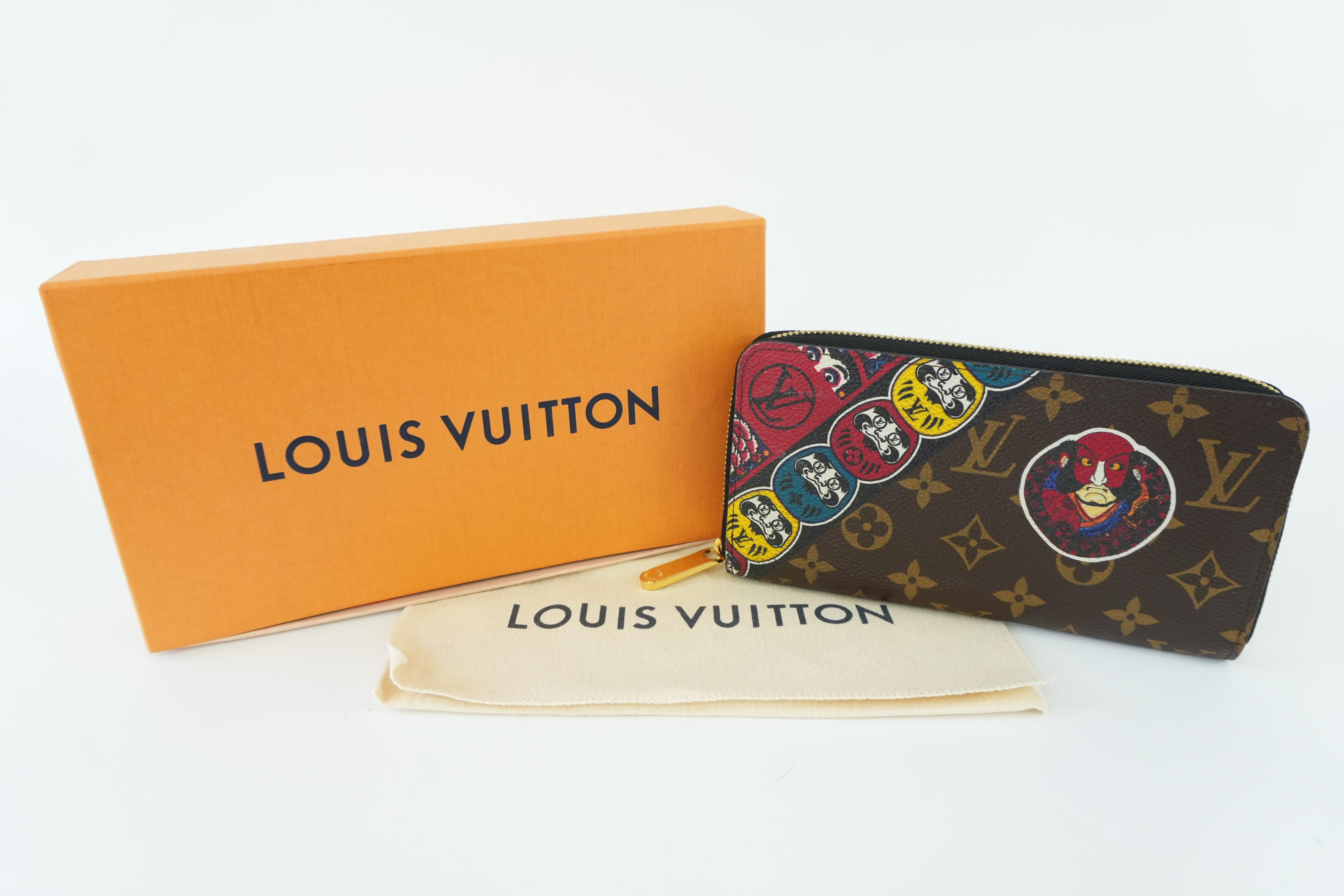 Louis Vuitton Limited Kansai Yamamote Kabuki Zipper Wallet Used