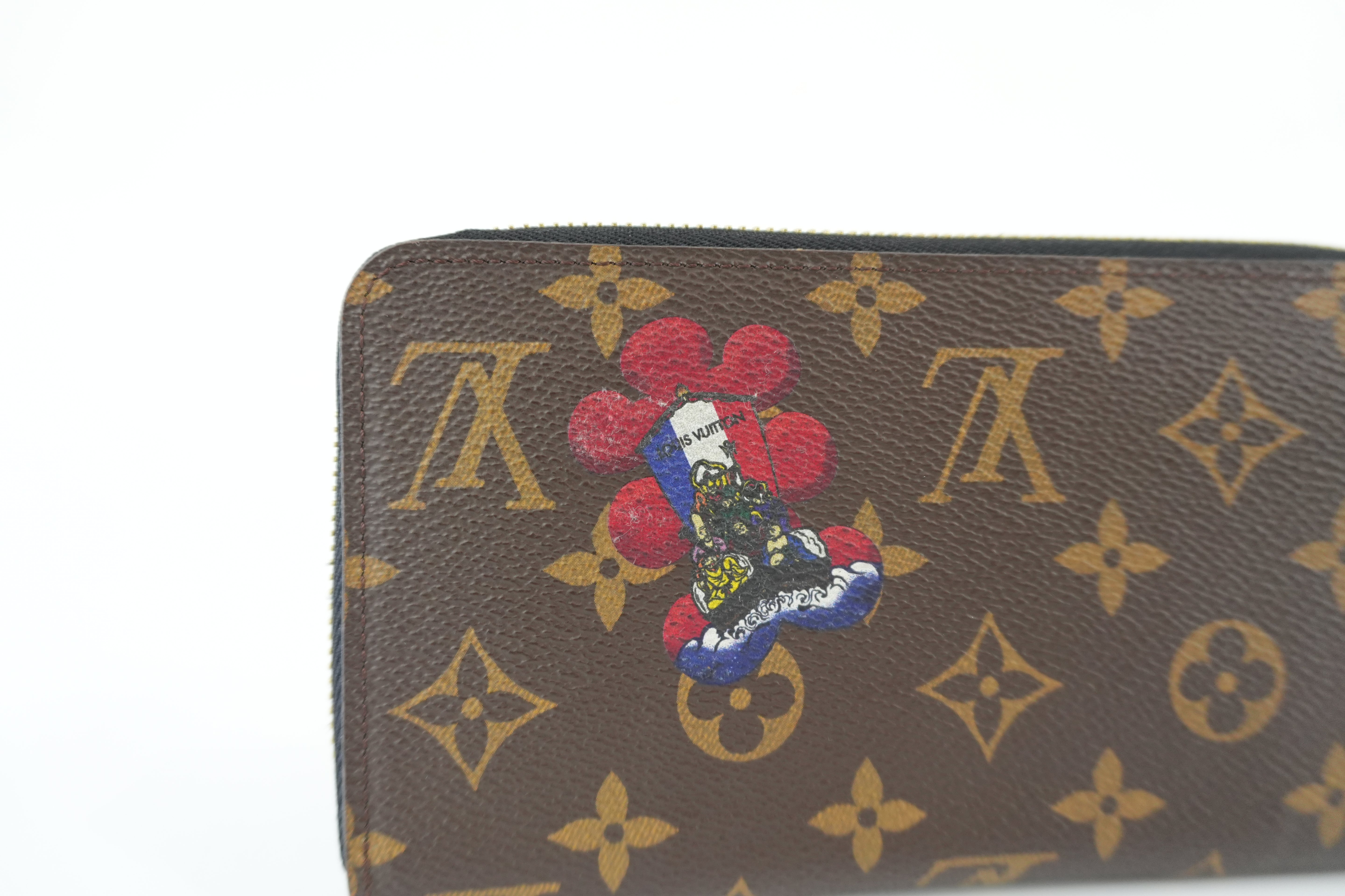 Louis Vuitton Limited Kansai Yamamote Kabuki Zipper Wallet Used