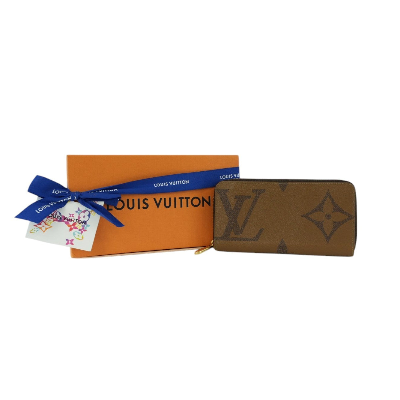 Louis Vuitton Reverse Monogram Giant Zippy Wallet Used