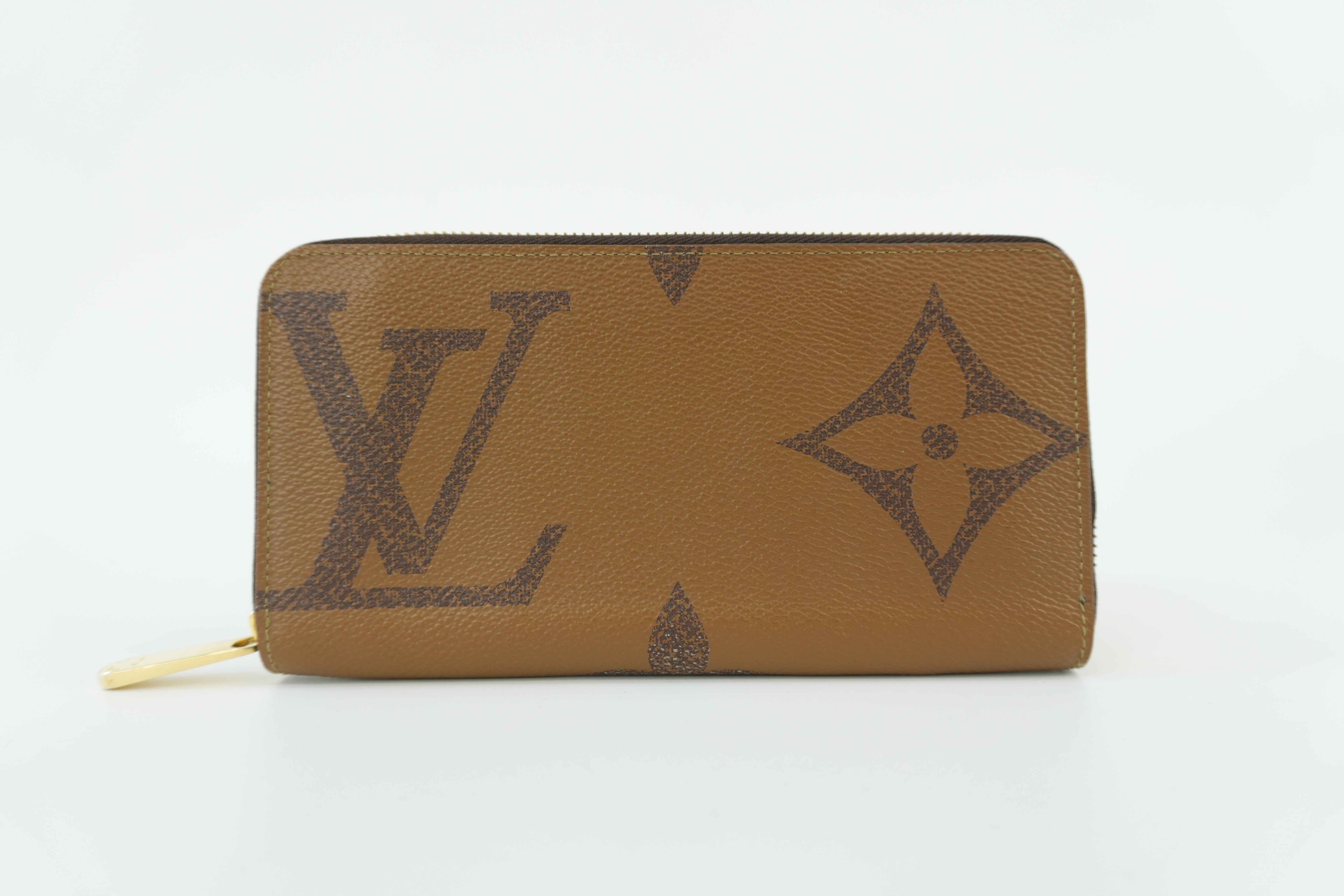 Louis Vuitton Reverse Monogram Giant Zippy Wallet Used