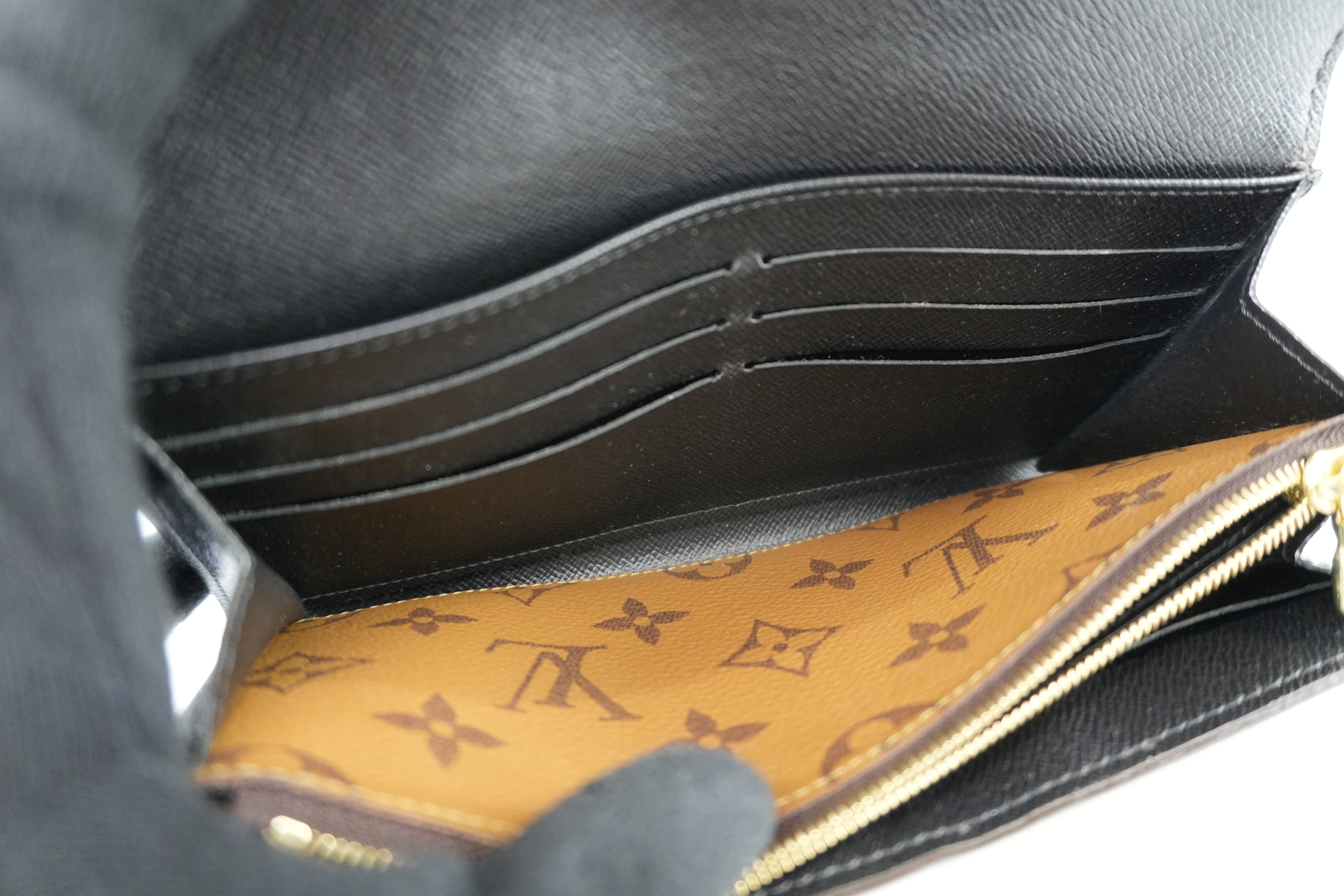 Louis Vuitton Reverse Monogram Sarah Wallet Used