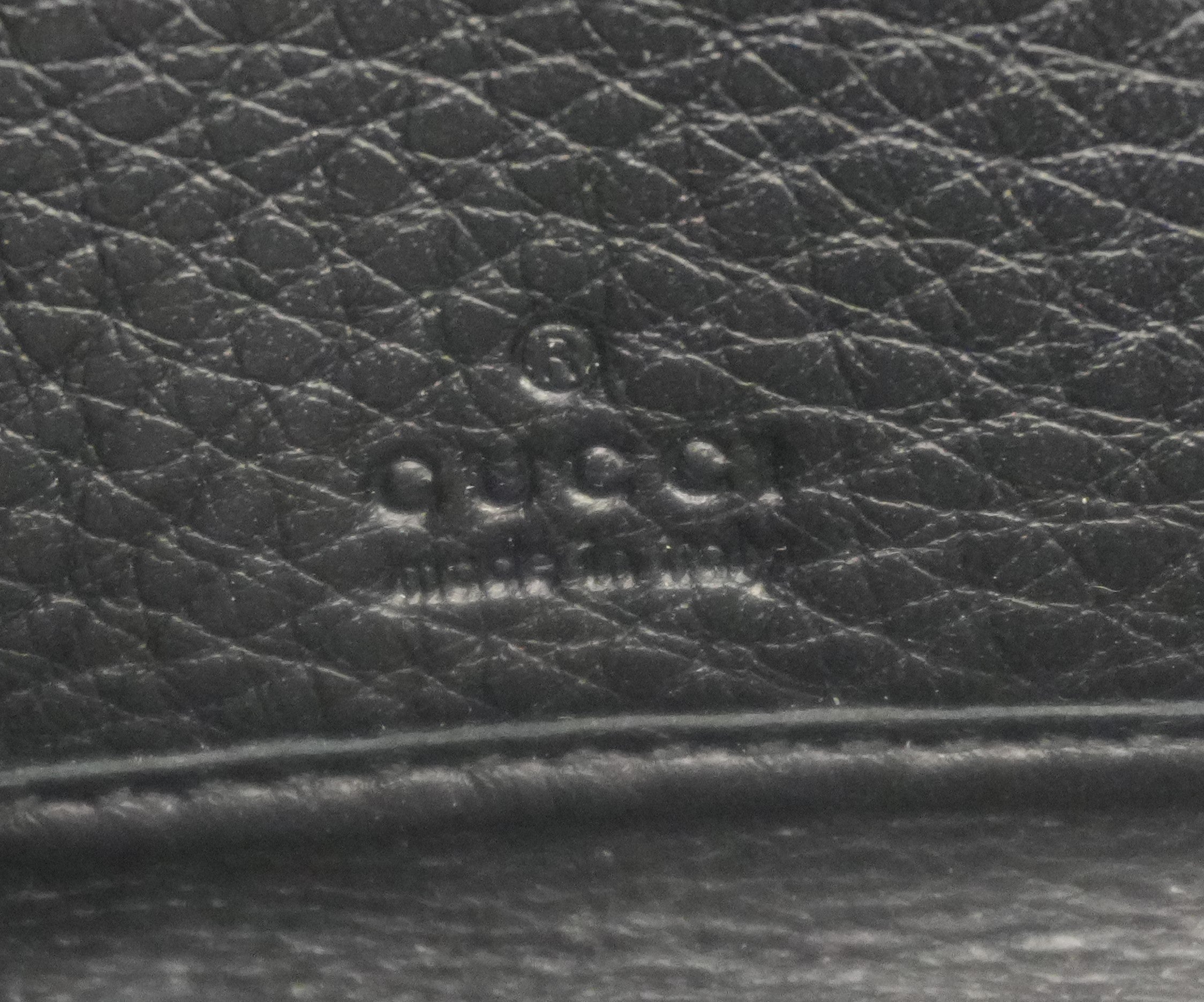 Gucci Soho Zippy Long Wallet Black Used