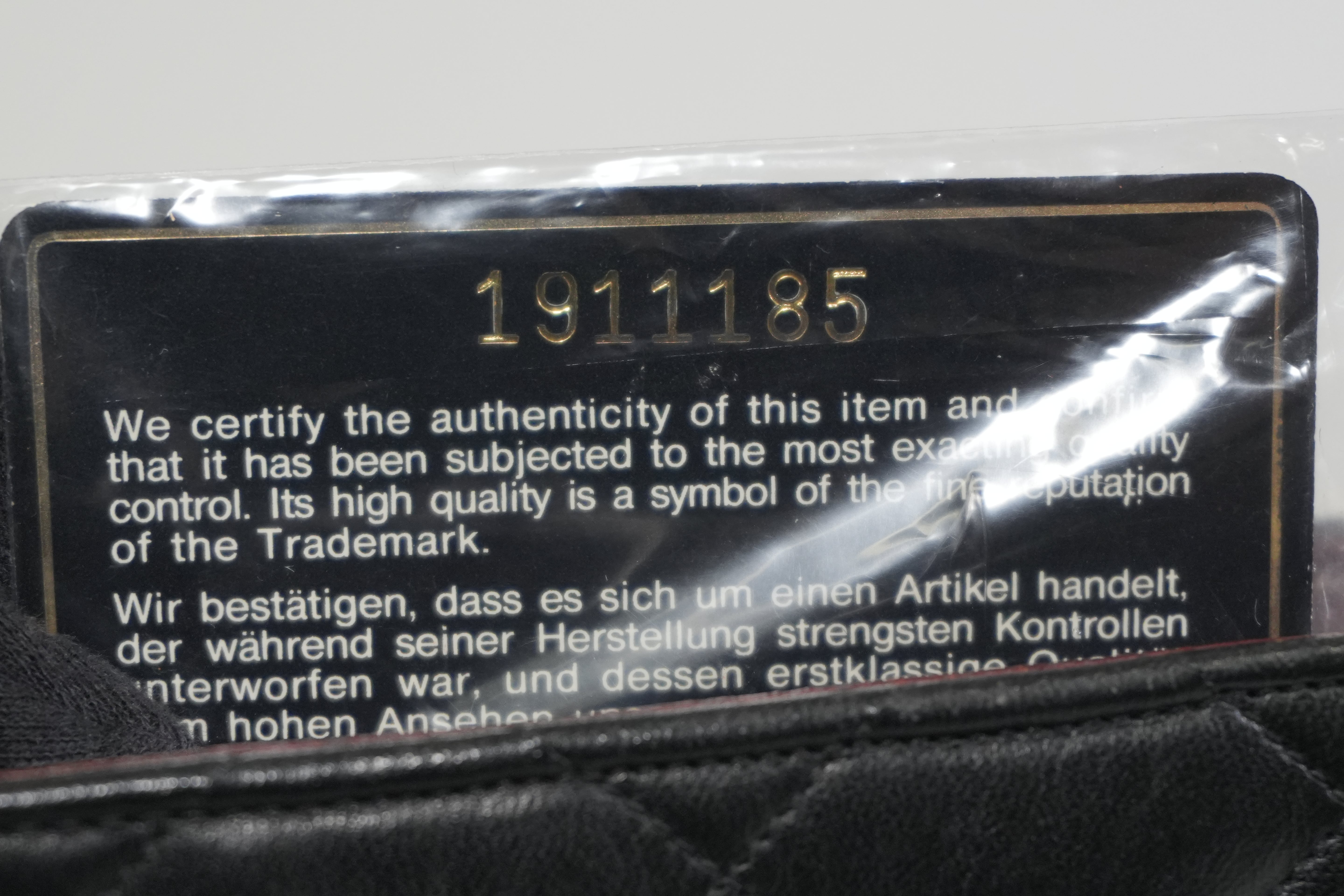 Pre-owned Chanel Lambskin Leather Chanel Chain Shoulder Bag Black