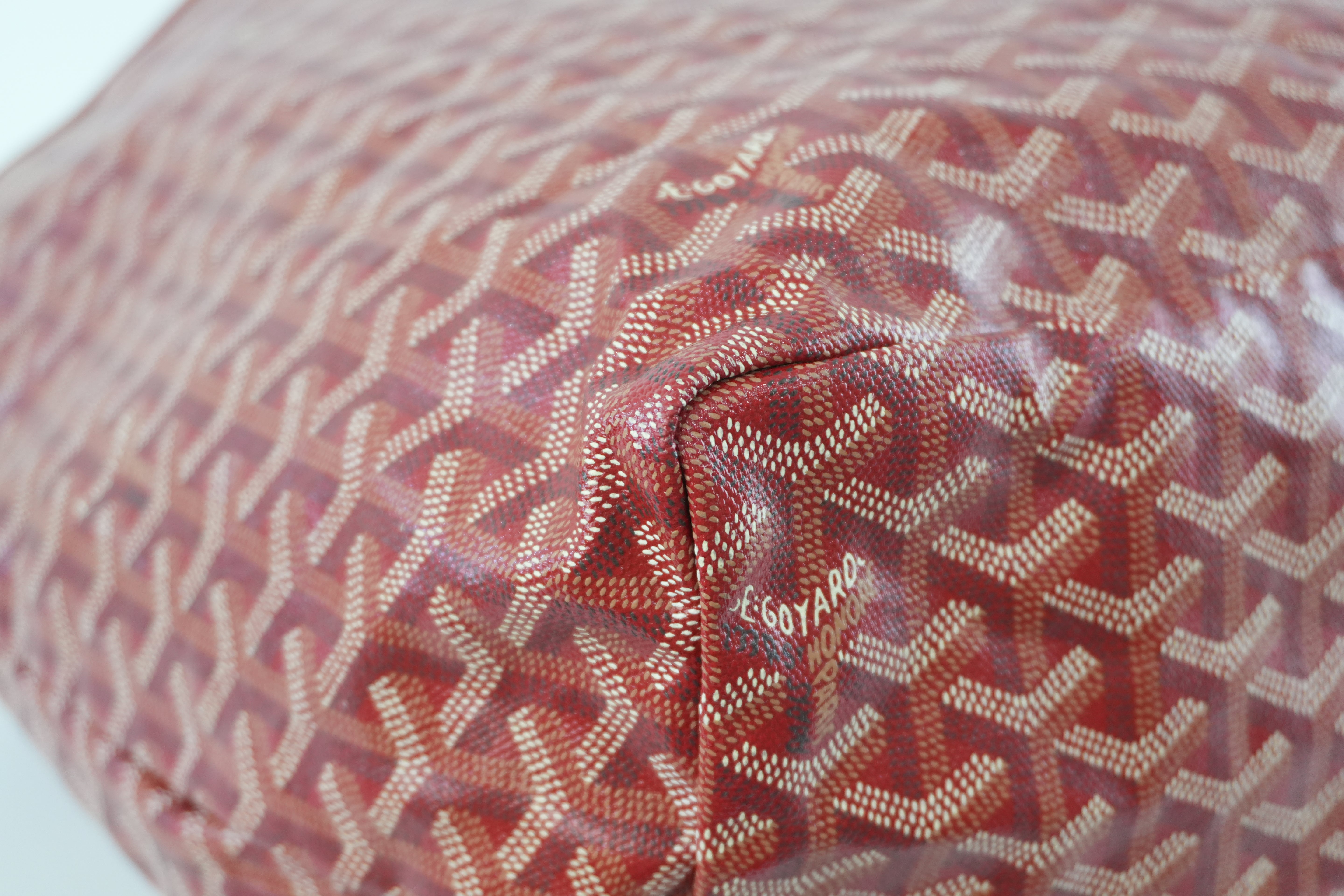 Goyard PVC Saint Louis GM Red Used